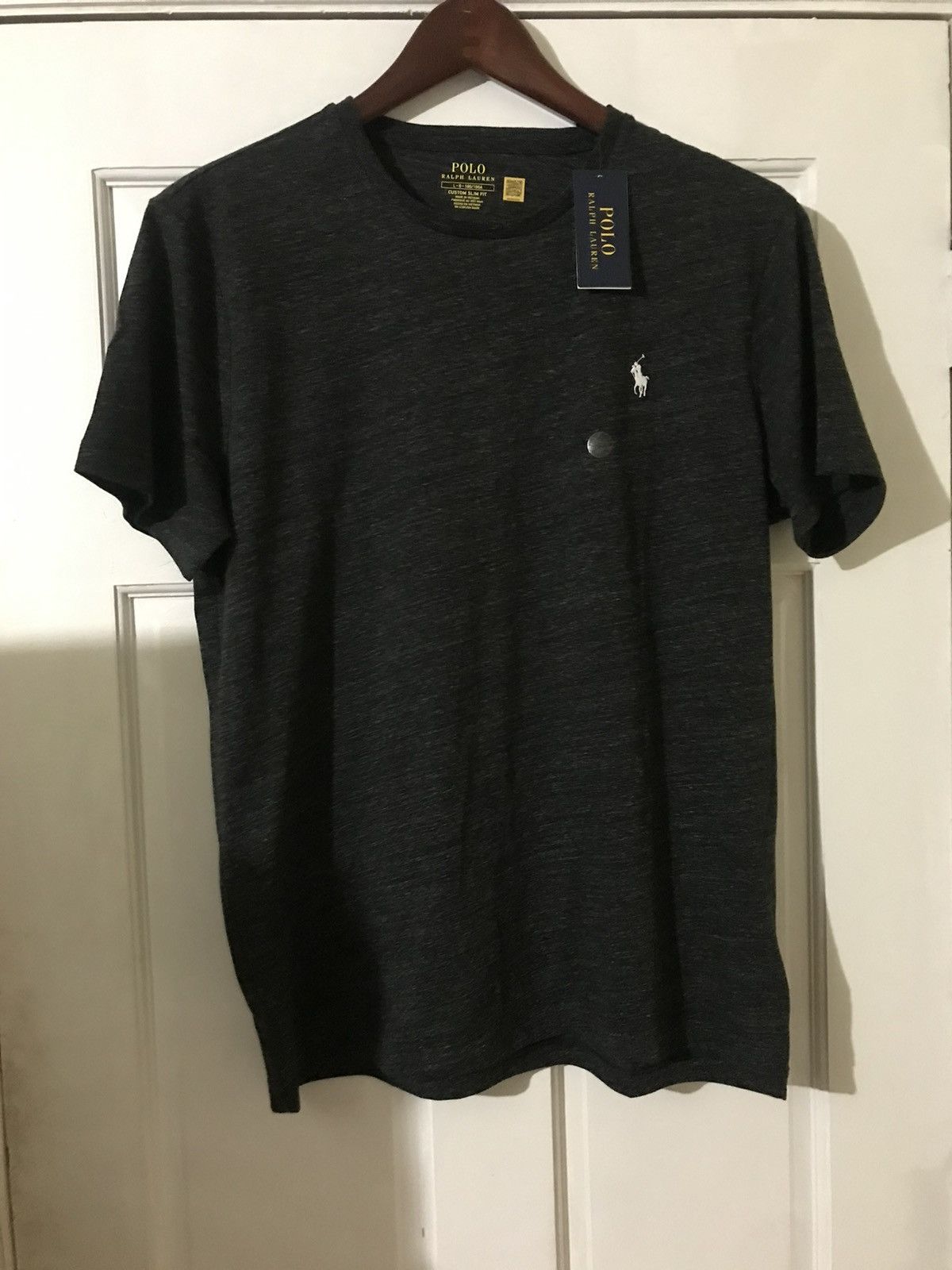 Polo Ralph Lauren Polo Ralph Lauren Grey Tee Size L Size US L / EU 52-54 / 3 - 3 Thumbnail