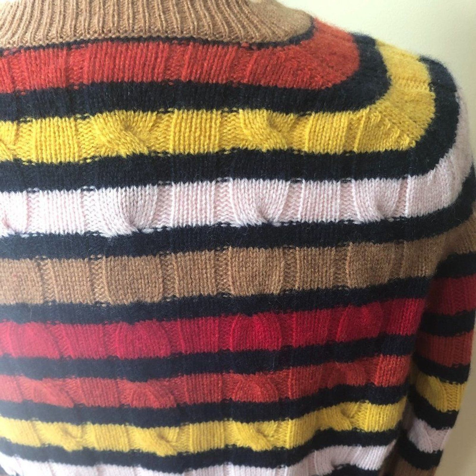 1901 100% Cashmere Cable Sweater from 1901 Size M / US 6-8 / IT 42-44 - 5 Thumbnail