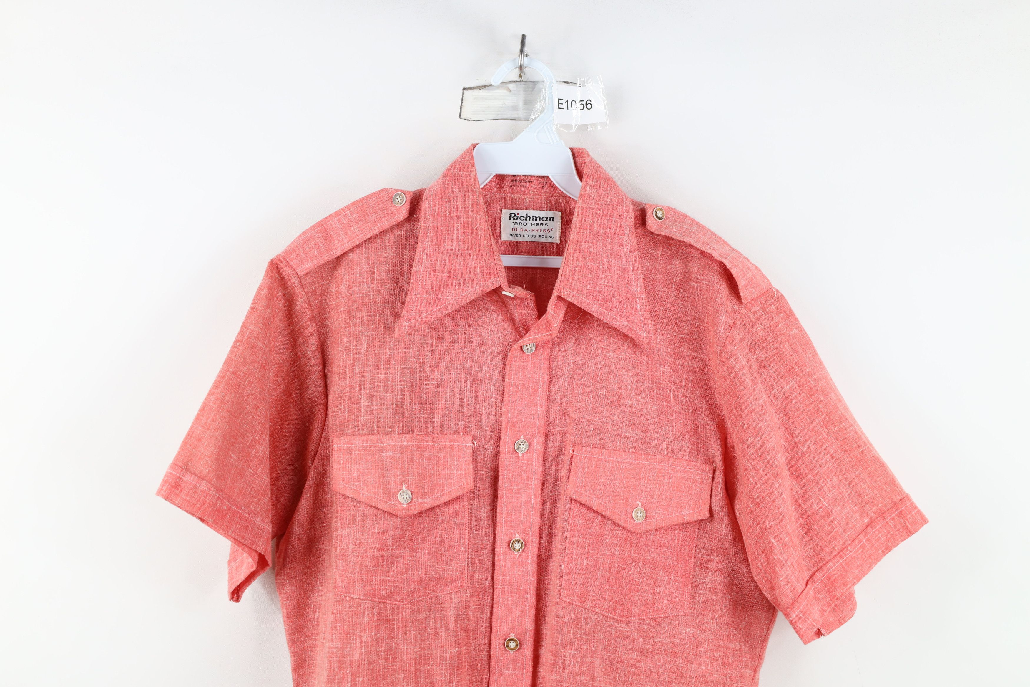Vintage Vintage 70s Streetwear Bush Short Sleeve Button Shirt USA Size US M / EU 48-50 / 2 - 2 Thumbnail