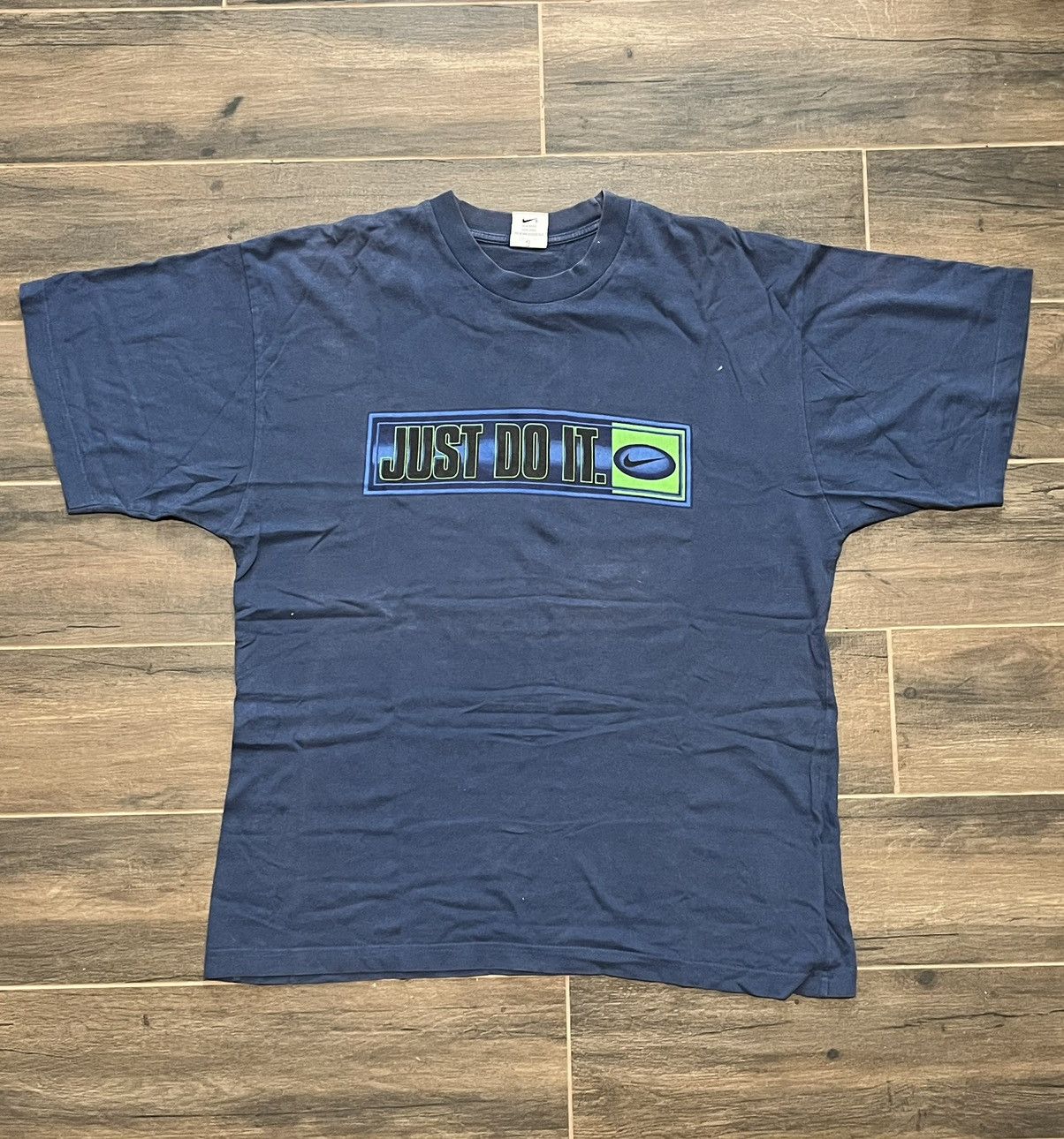 Nike × Vintage NIKE VINTAGE BIG LOGO T SHIRT Size US L / EU 52-54 / 3 - 3 Thumbnail