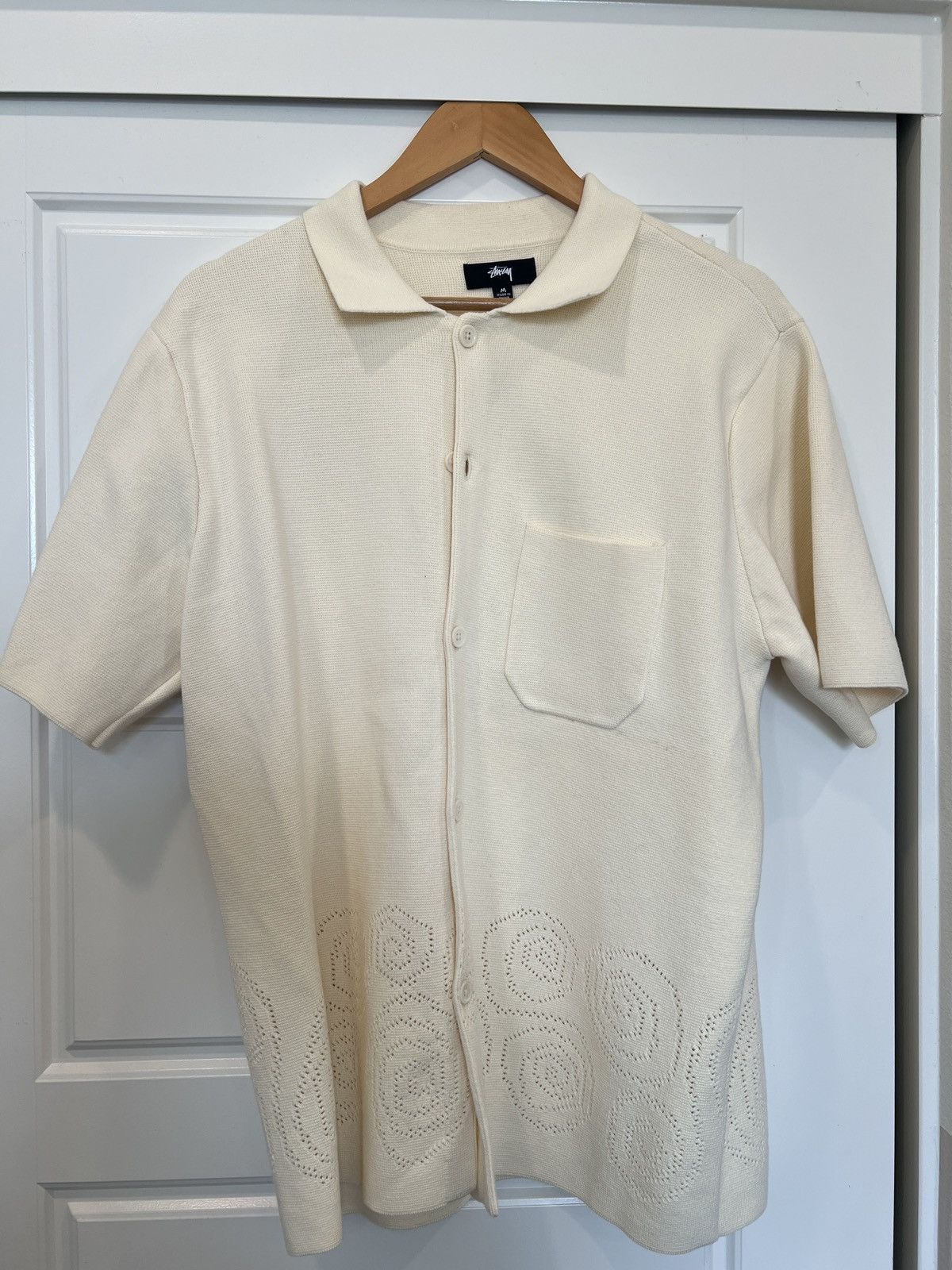 Stussy Stussy Perforated Swirl Knit Grailed