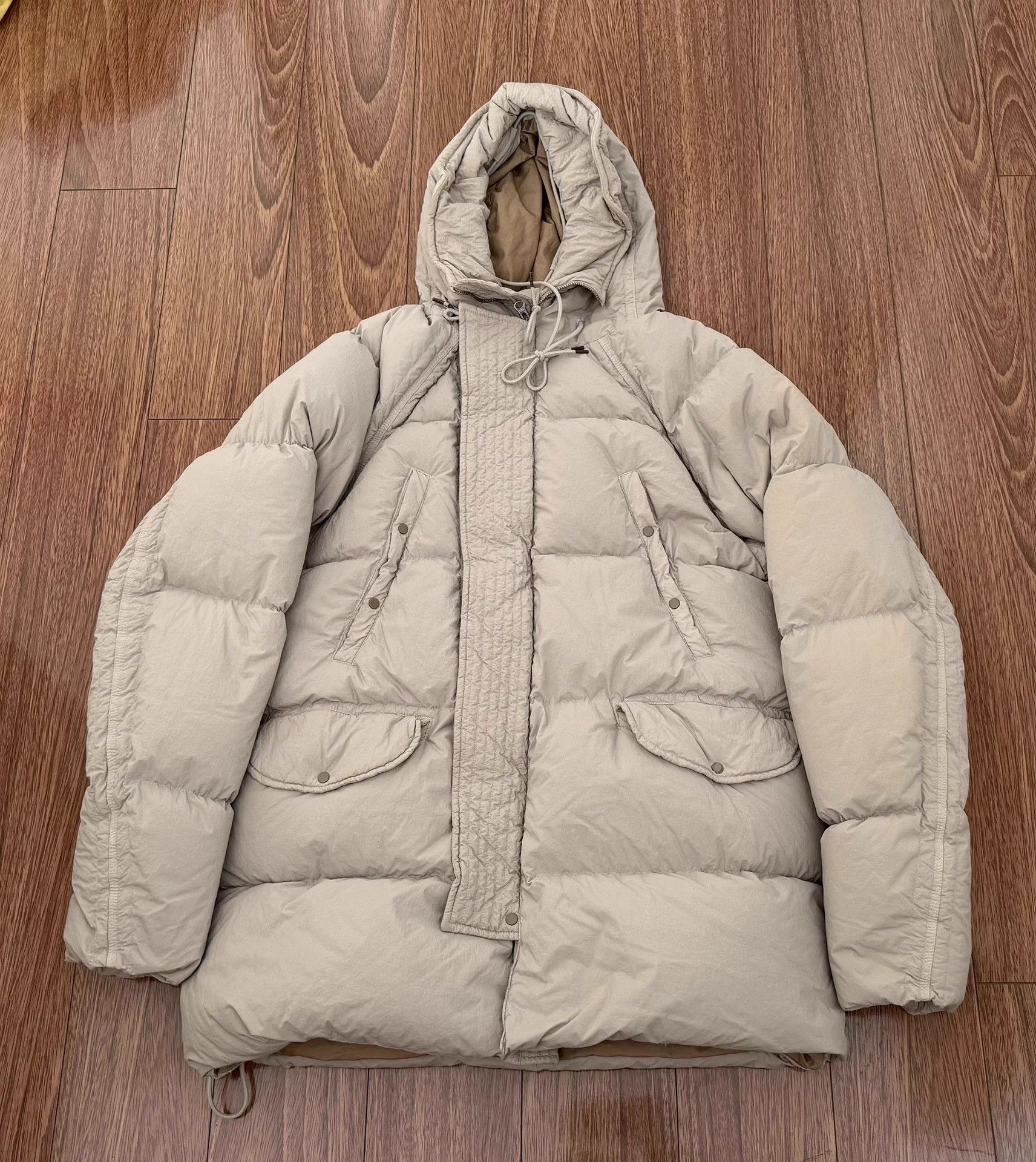 Ten C Deck Down Parka matte polyamide 48 good