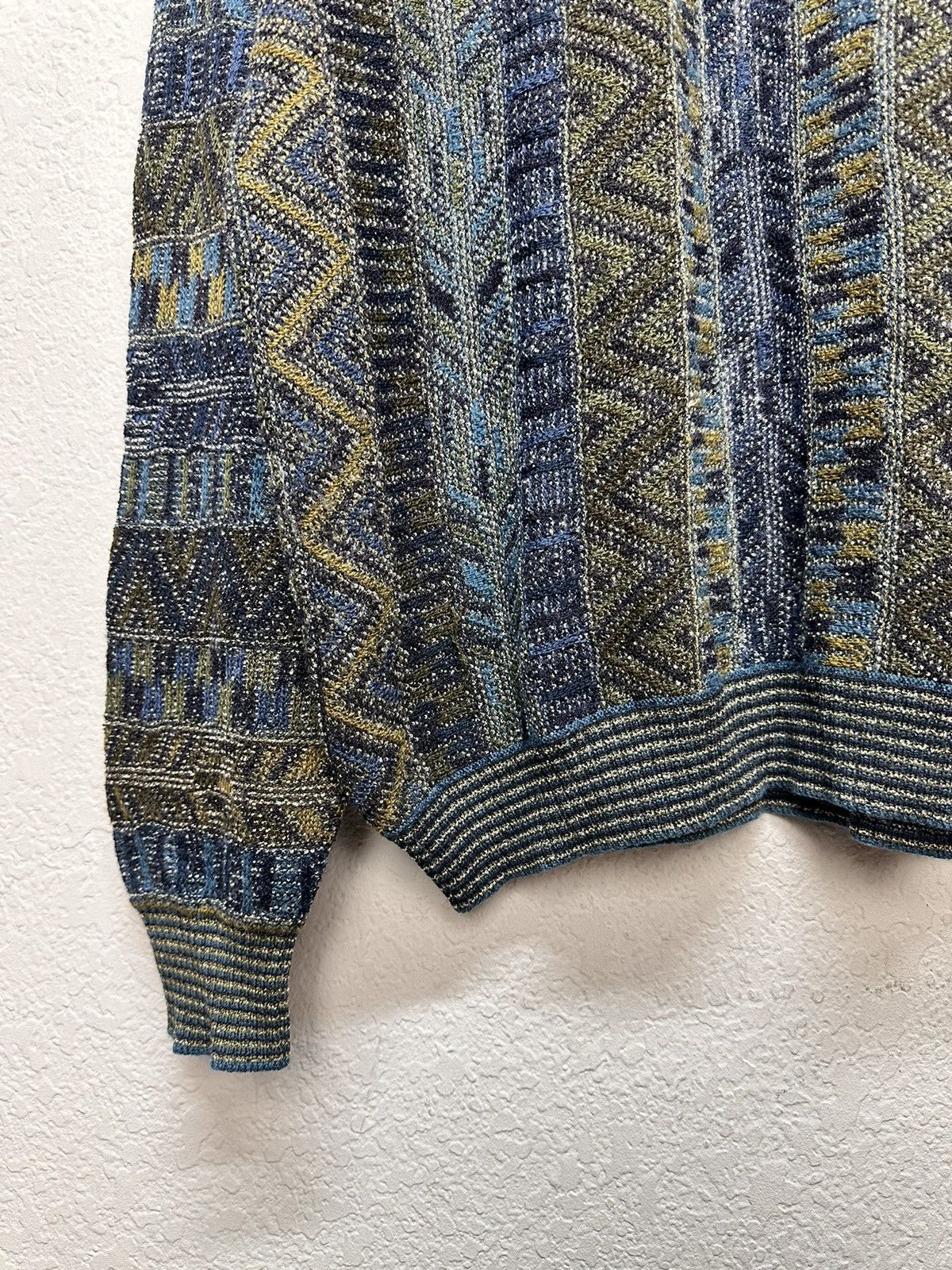 Coogi Vintage Multicolour Carlo Colucci Knit Sweater Coogi Canada Size US L / EU 52-54 / 3 - 4 Thumbnail
