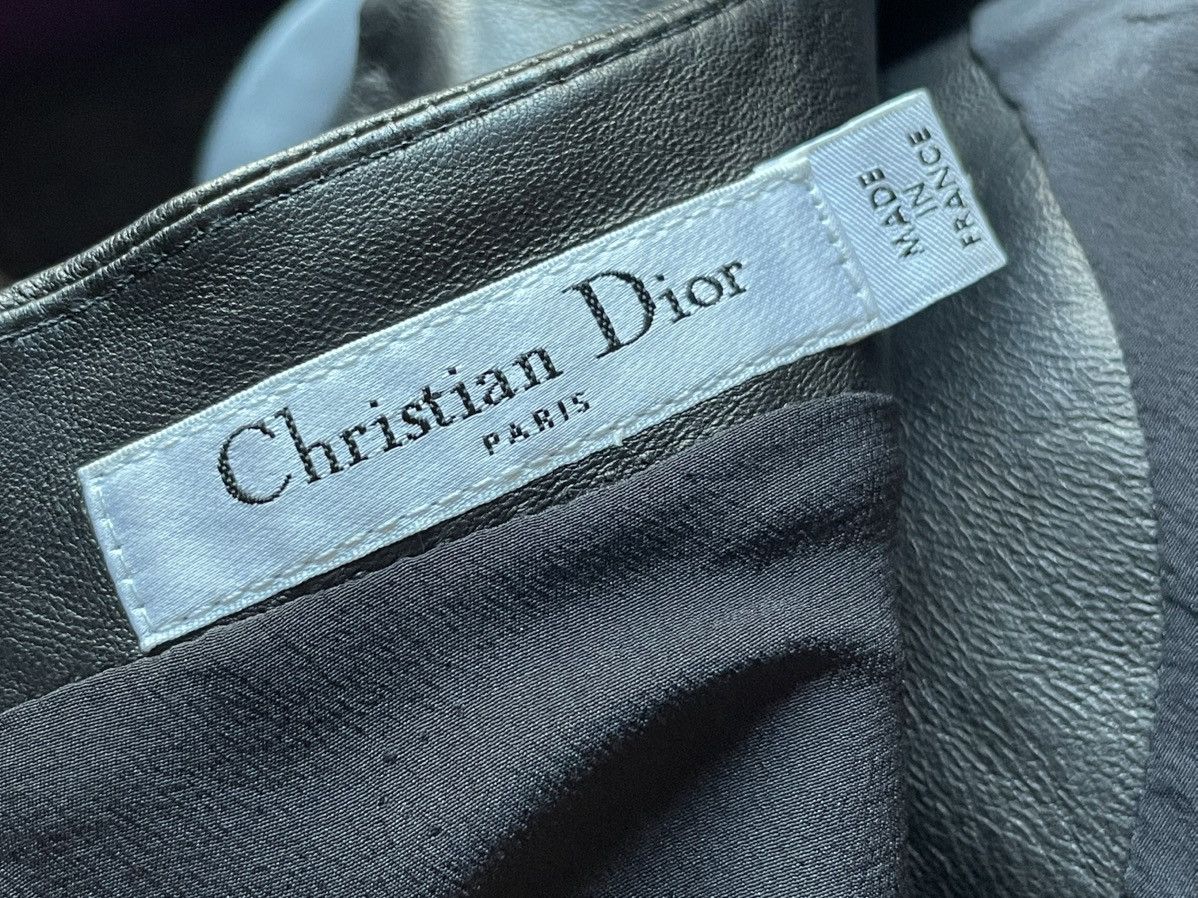 Dior CHRISTIAN DIOR LEATHER DRESS Size XS / US 0-2 / IT 36-38 - 11 Thumbnail