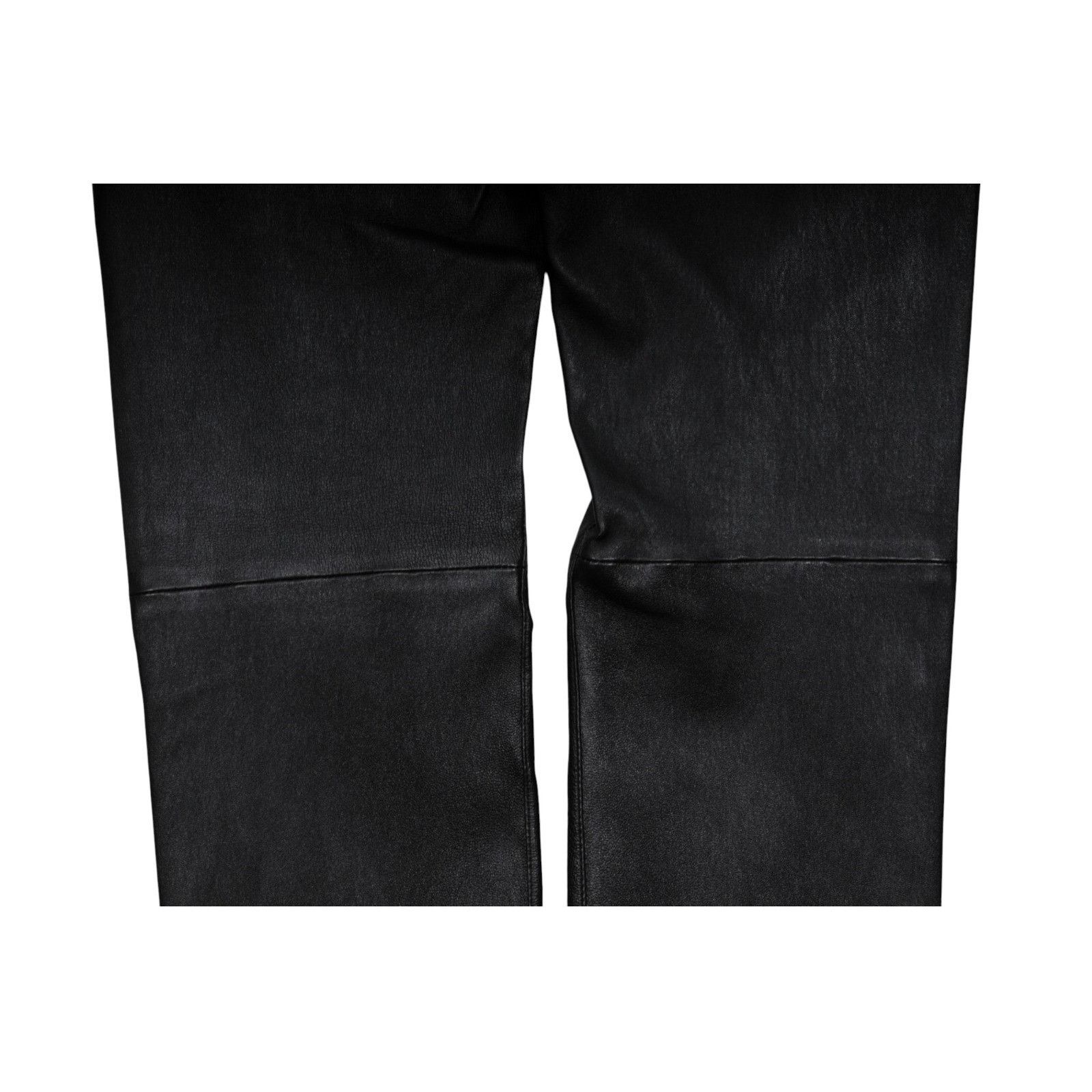 Saint Laurent Paris Lambskin Skinny Leg Leather Pants Jeans Size US 34 / EU 50 - 13 Thumbnail