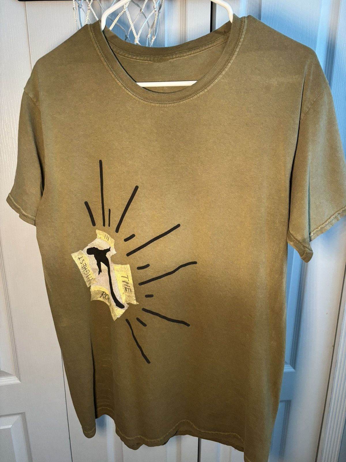 Tシャツ・カットソー Travis Scott Highest In The Room Dive T Shirt Travis Scott Highest In The Room Dive T Shirt Olive Men's