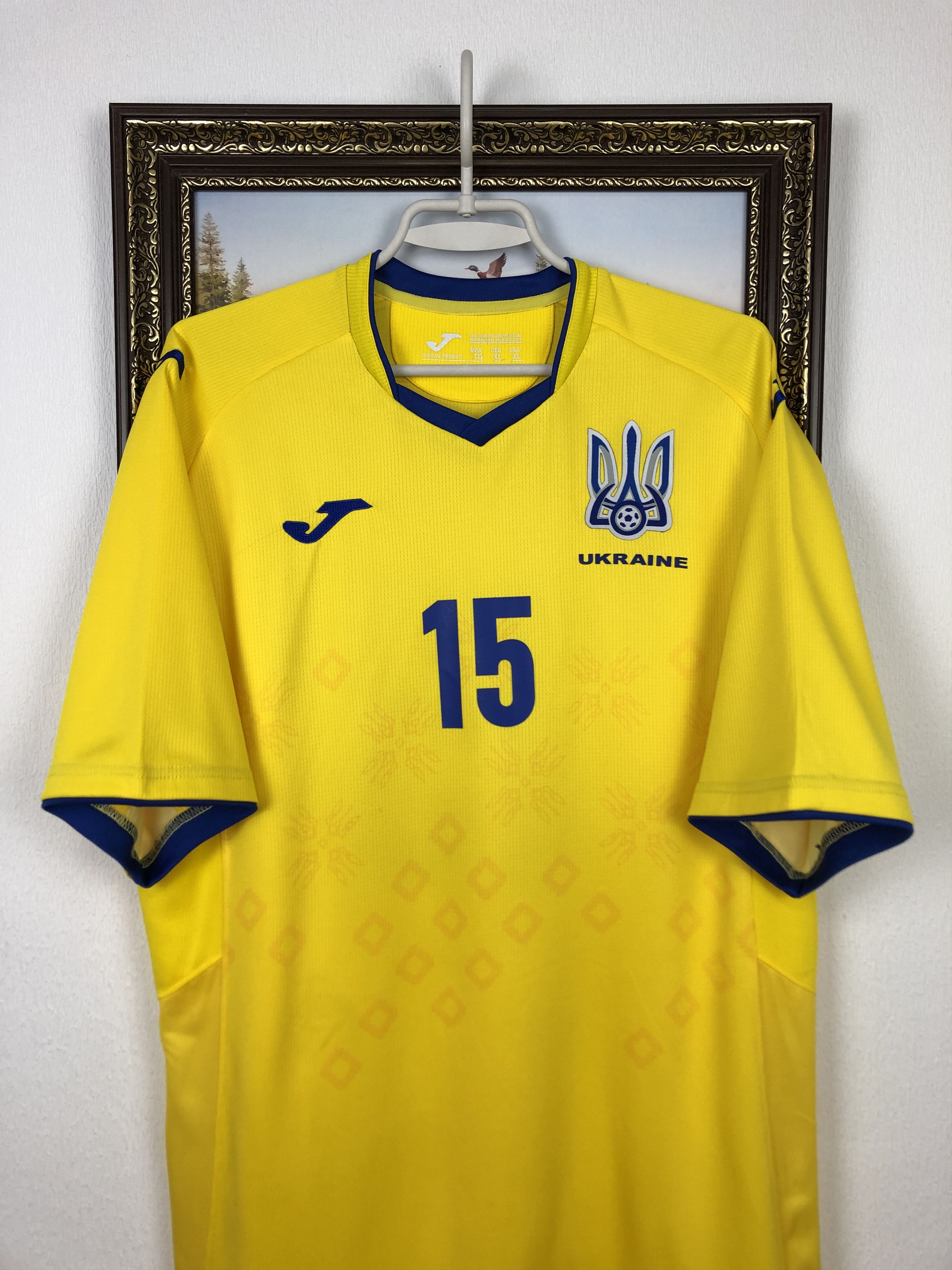 Other Ukraine football shirt 2020 Soccer Joma Mudryk Jersey Size US XL / EU 56 / 4 - 2 Thumbnail