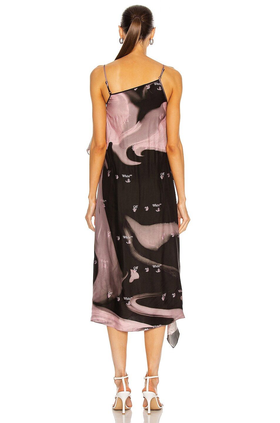 Off-White o1y1125 Midi Dress in Multicolor Size XS / US 0-2 / IT 36-38 - 4 Thumbnail