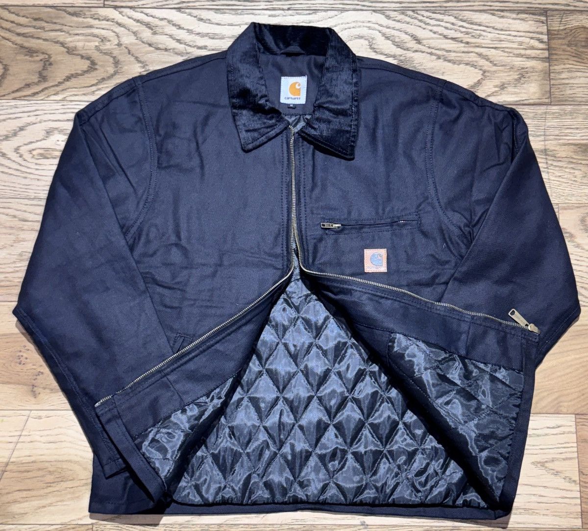 Vintage Carhartt reworked bomer jacket olive green uk size L Size US XL / EU 56 / 4 - 4 Thumbnail