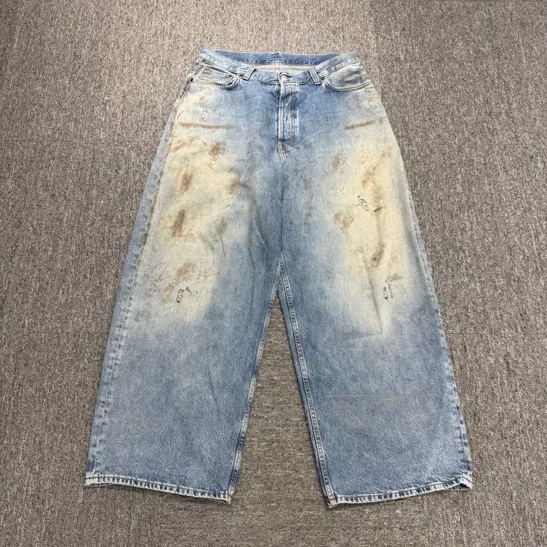 Acne Studios Acne Studios Dyed and Distressed Denim Pants Size US 34 / EU 50 - 1 Thumbnail