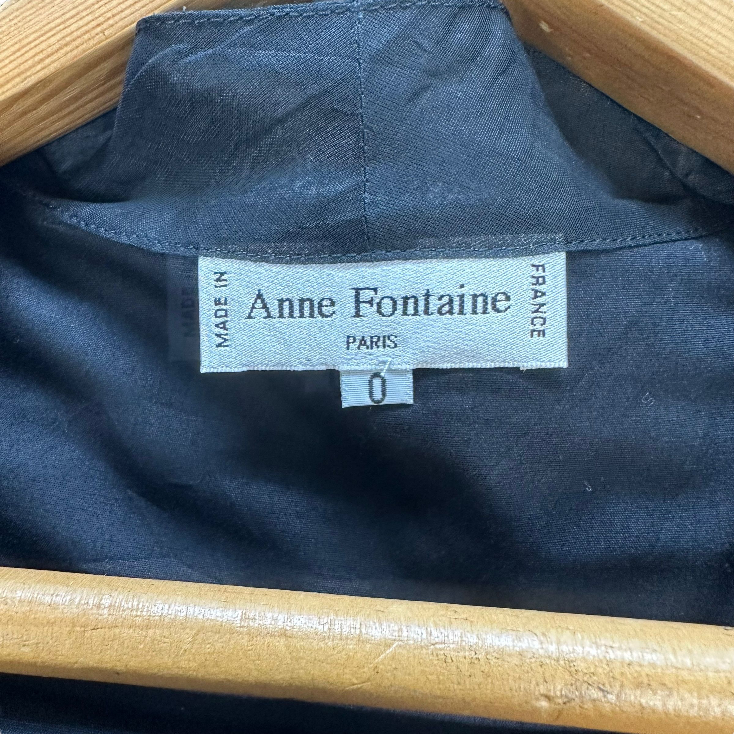 ANNE FONTAINE ANNE FONTAINE PARIS THIN SHIRT #7718-166 Size XXS / US 00 / IT 34 - 7 Thumbnail
