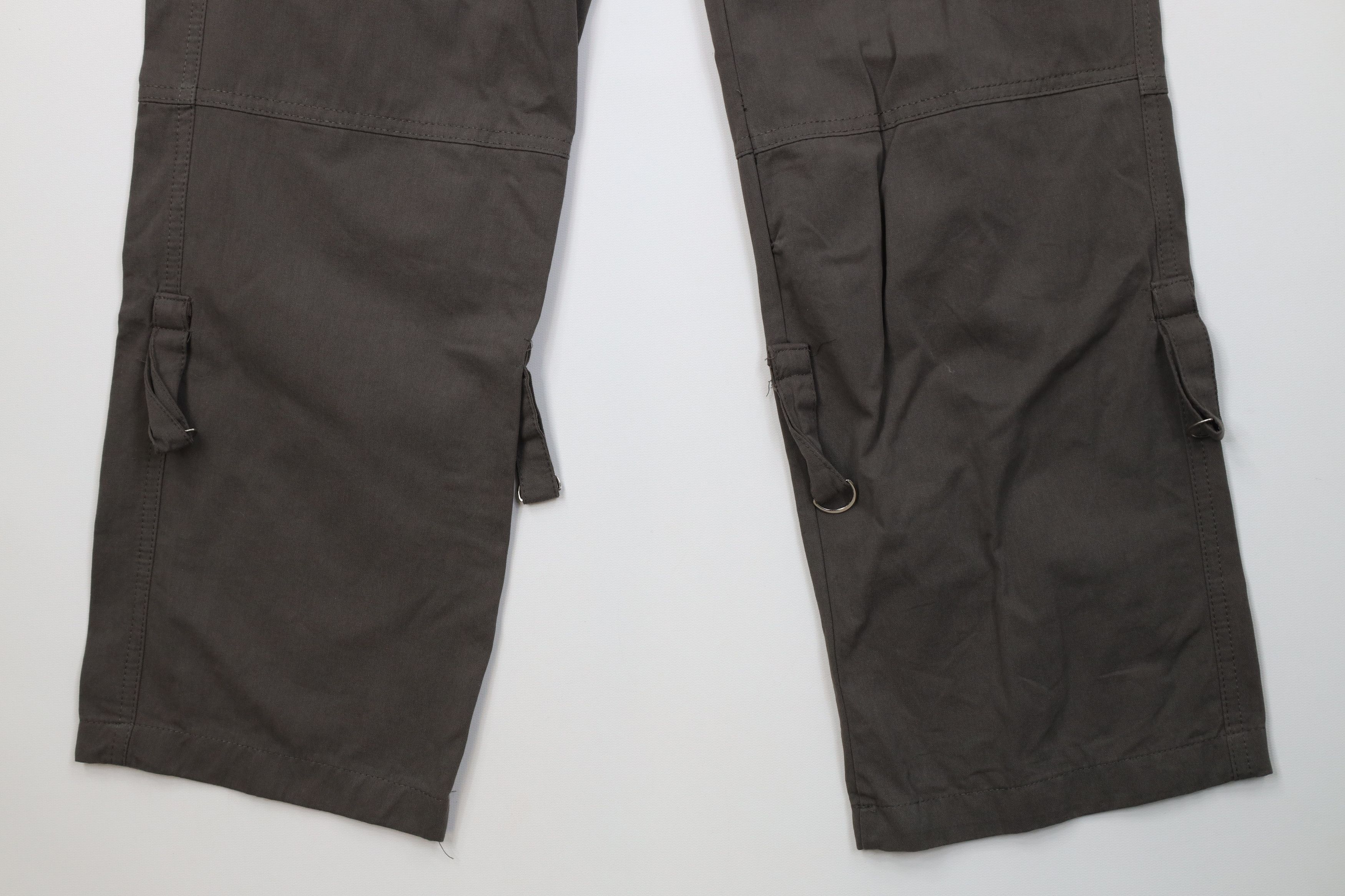 Vintage Vintage Y2K Grunge Goth Baggy Strap Cargo Pants Gray Size 30" / US 8 / IT 44 - 4 Thumbnail