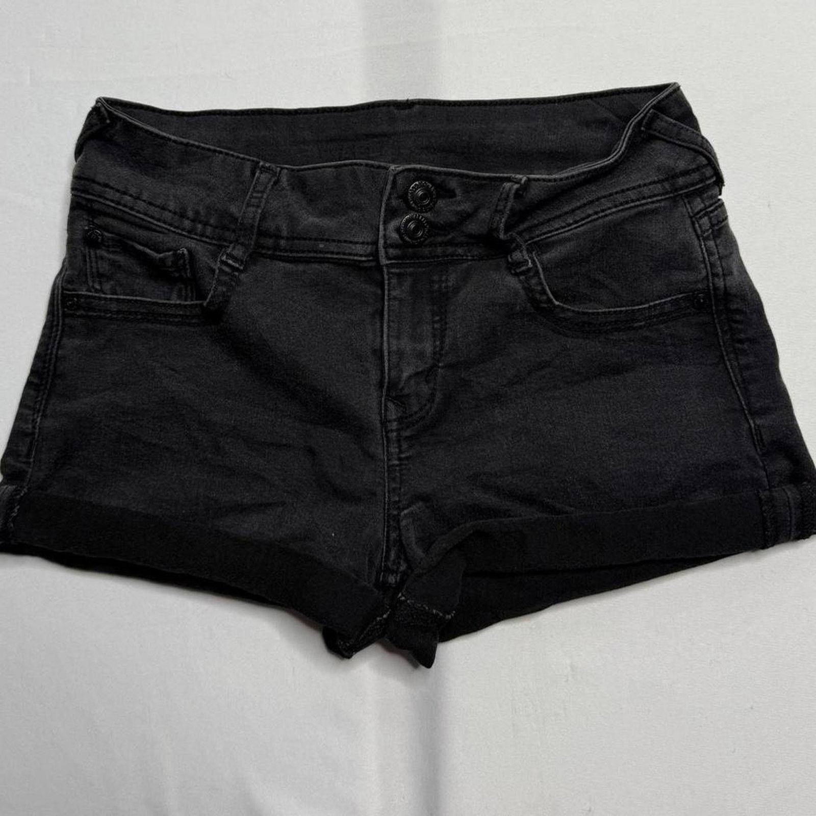 & Other Stories Wallflower Size 3 Low Rise Vintage Black Shorts Size 26" / US 2 / IT 38 - 1 Thumbnail