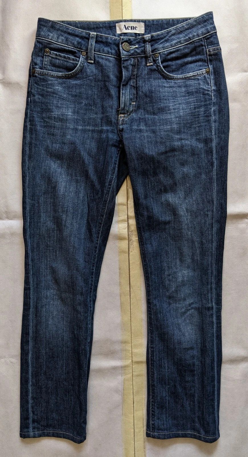 Other Acne Hex Pure Jeans 27/32 Dark Blue Stretch Made in Albania Size 27" / US 4 / IT 40 - 1 Thumbnail