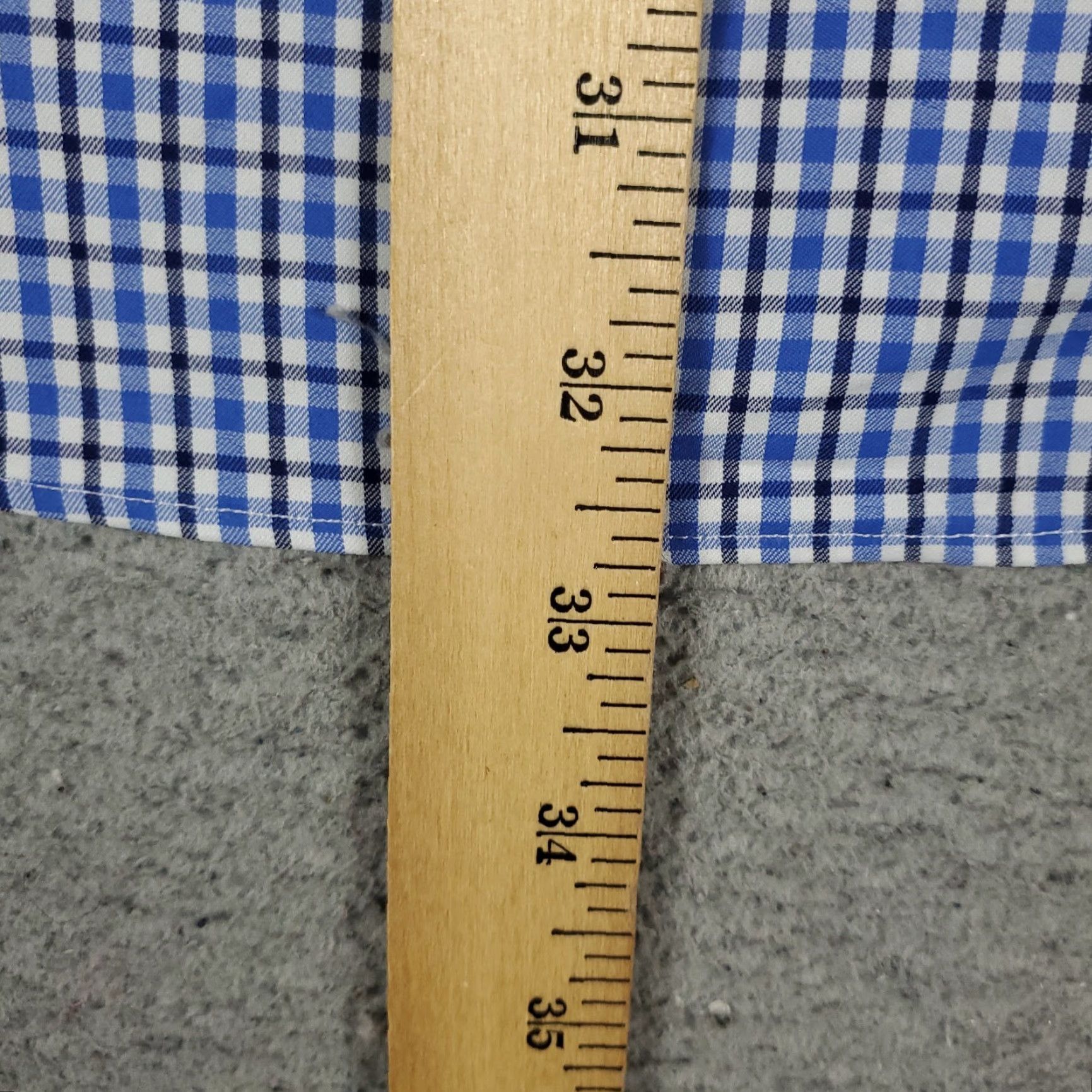 Ralph Lauren Ralph Lauren Shirt Mens Large Blue Plaid Nylon Button-Up Long Sleeve Size US L / EU 52-54 / 3 - 5 Thumbnail