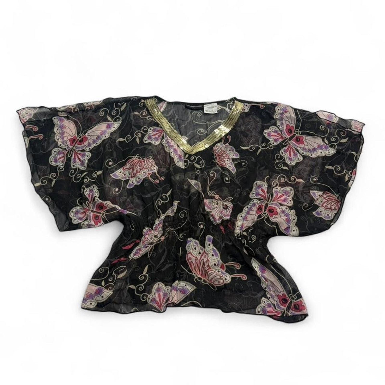 Other Mary Kate & Ashley Y2K 2000 Belle Sleeve Cinched Top size XS Size XS / US 0-2 / IT 36-38 - 4 Thumbnail