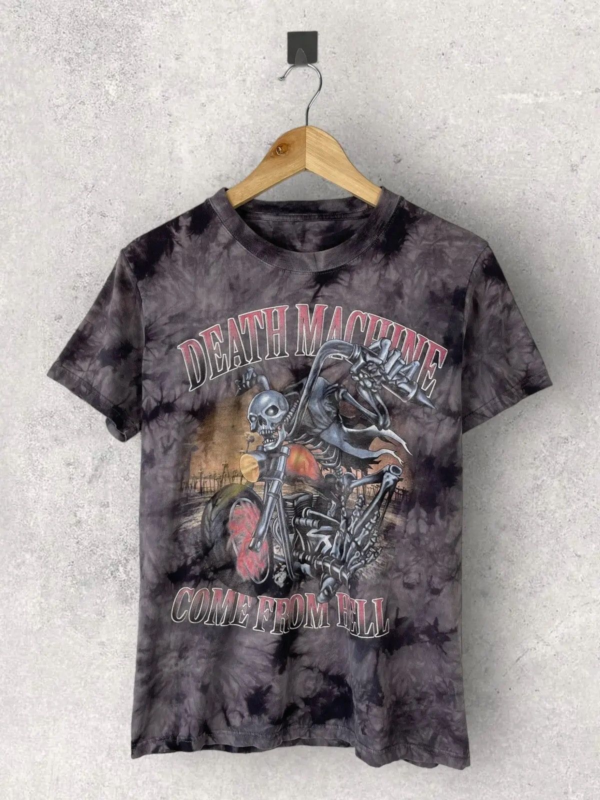 Band Tees Vintage Y2k Dead Machine Skull Tee Biker Size US S / EU 44-46 / 1 - 1 Thumbnail