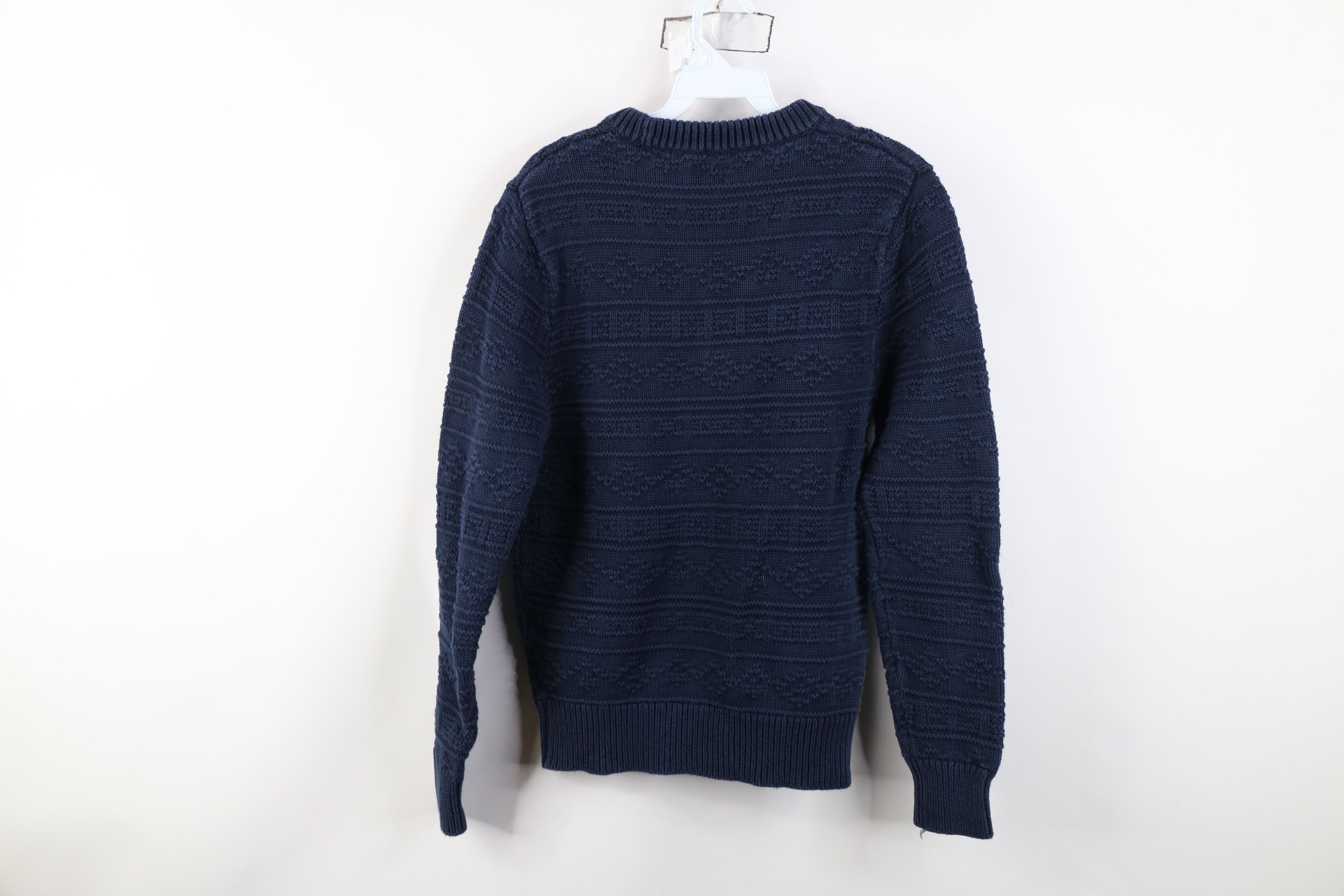 J.Crew Vintage Y2K J Crew Guernsey Knit Fair Isle Sweater Blue Size US S / EU 44-46 / 1 - 9 Thumbnail