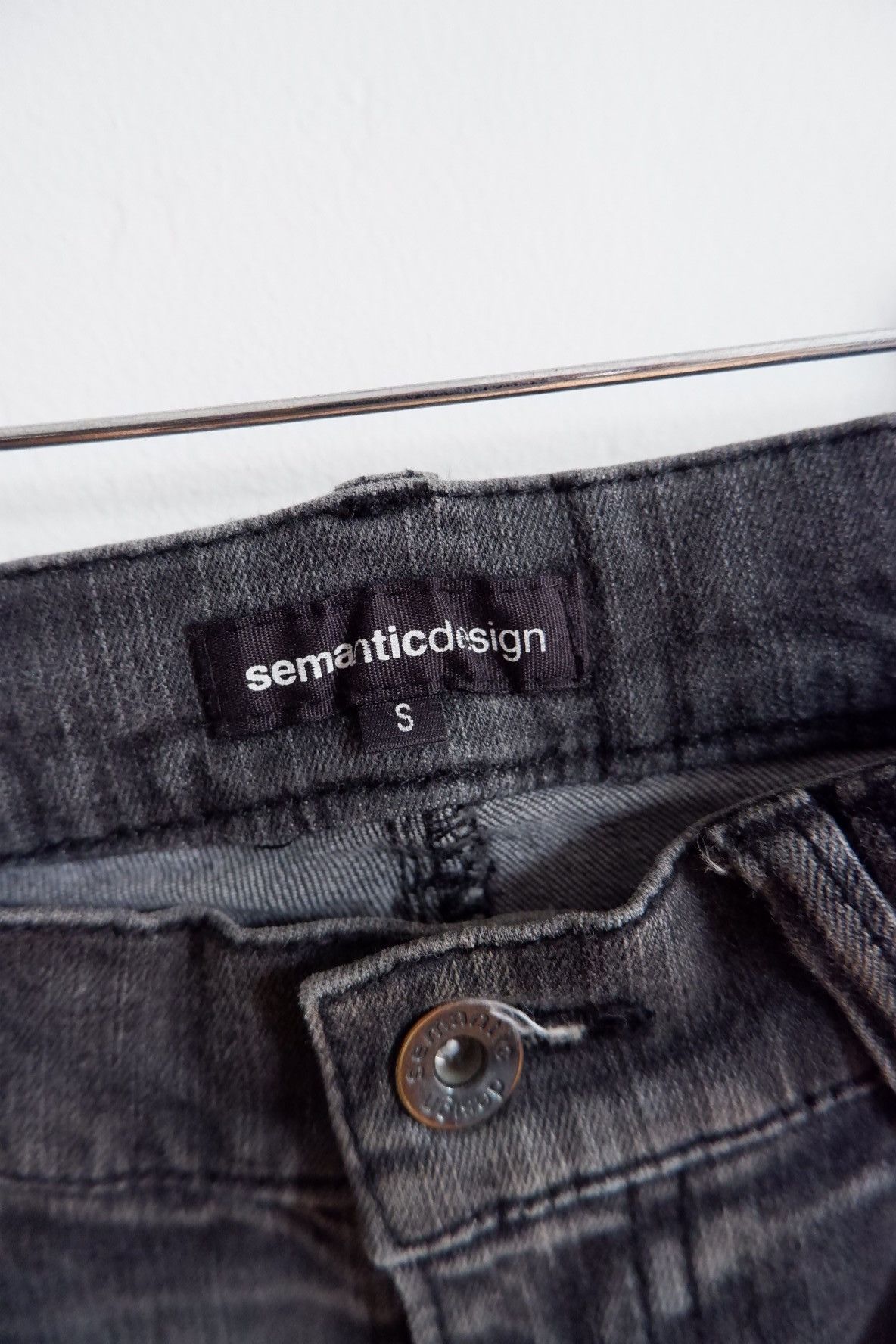 semanticdesign Vintage Semantic Design Curve Jeans | Stretch Size US 28 / EU 44 - 8 Thumbnail