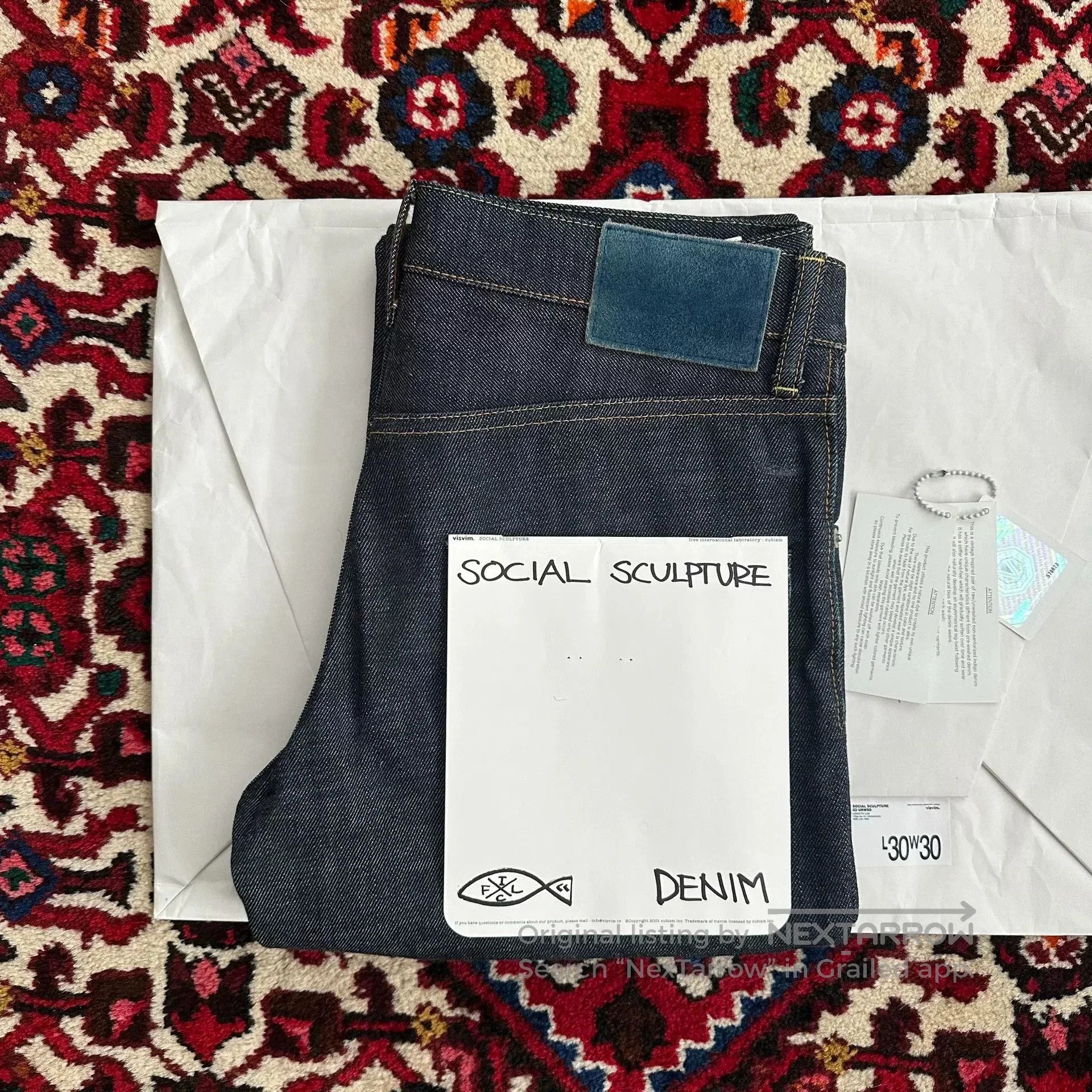Visvim visvim nw牛仔裤 w30l30 9.8新. Size US 30 / EU 46 - 1 Thumbnail