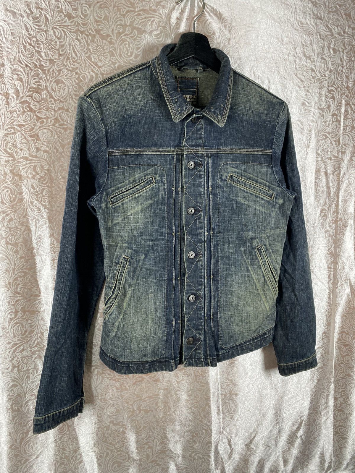 Marithe + Francois Girbaud Marithé François Girbaud Vintage Distressed Denim Jacket Size M / US 6-8 / IT 42-44 - 5 Thumbnail