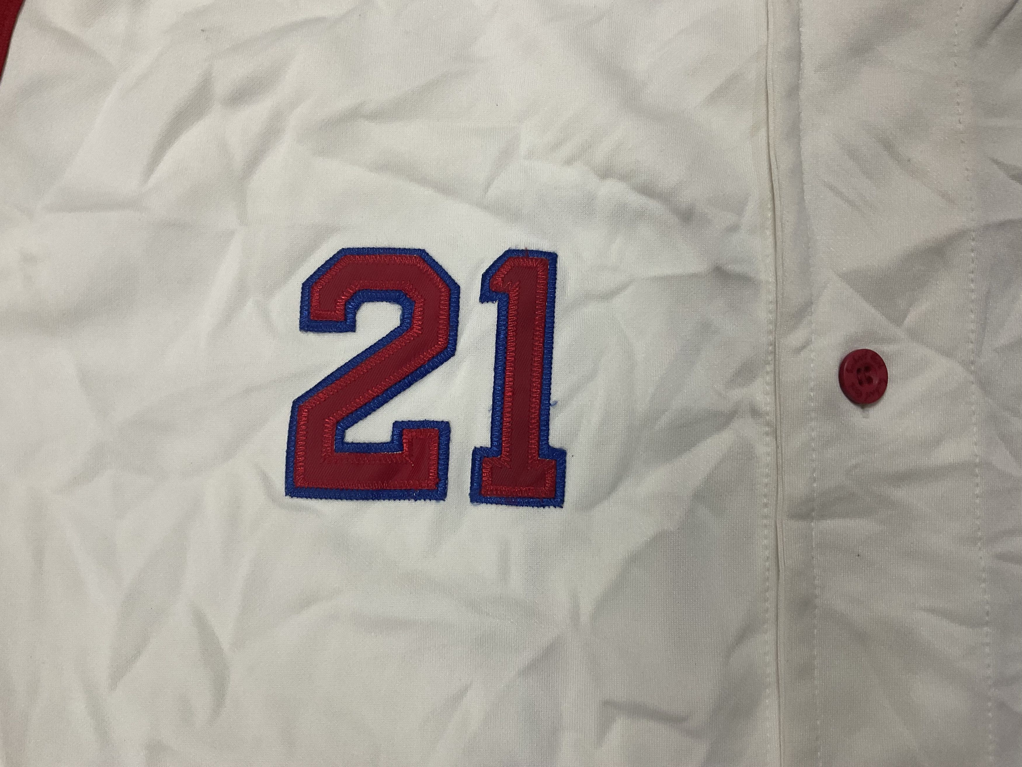 MLB Vintage Sammy Sosa Sleeveless Baseball Jersey 1995-96 3XL Size US XXL / EU 58 / 5 - 5 Thumbnail