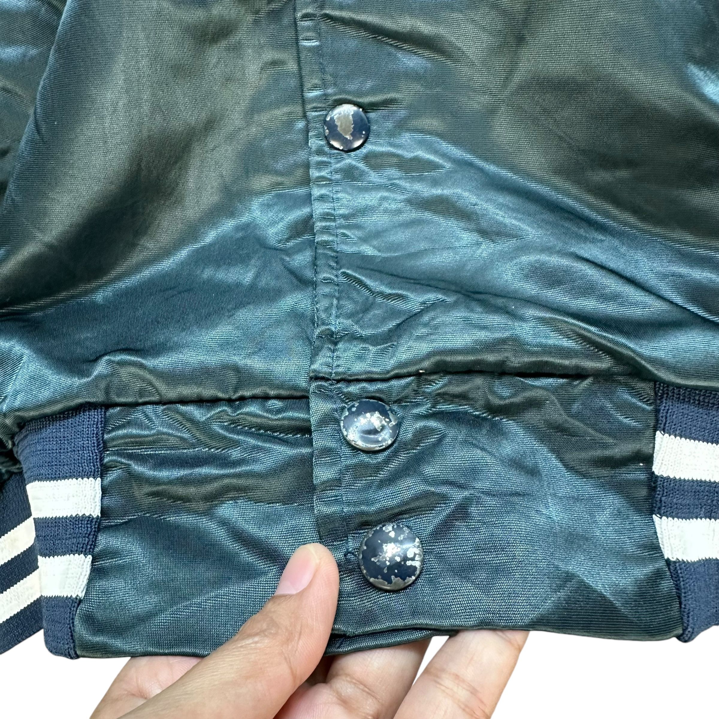 New York Yankees Vintage YANKESS Big Logo Green Stadium Jacket #A56-1295 Size US XL / EU 56 / 4 - 7 Thumbnail