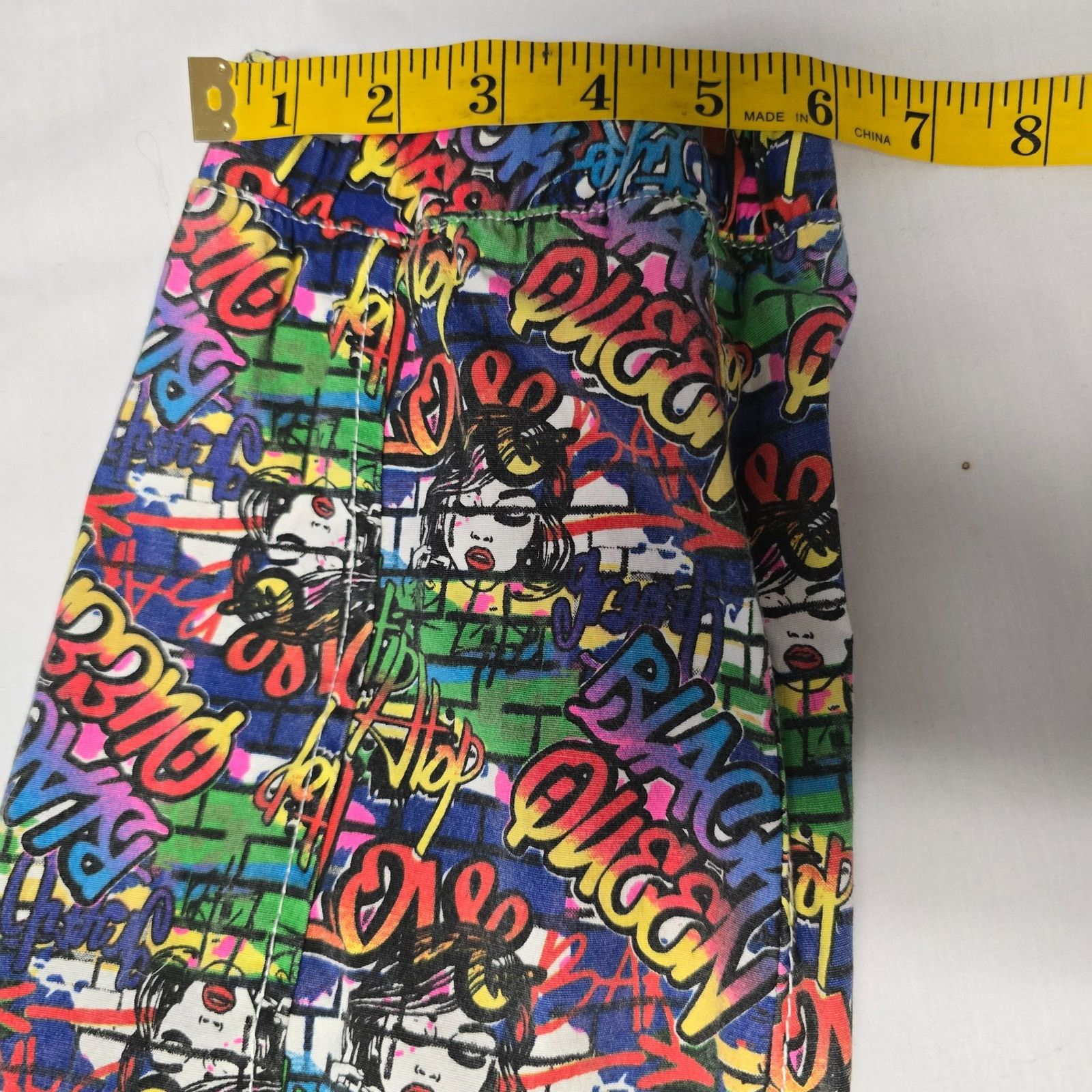 Loveless LoveLove Graffiti Print Jogger Pants 3X Colorful Streetwear Size 38" / US 16 / IT 52 - 17 Thumbnail