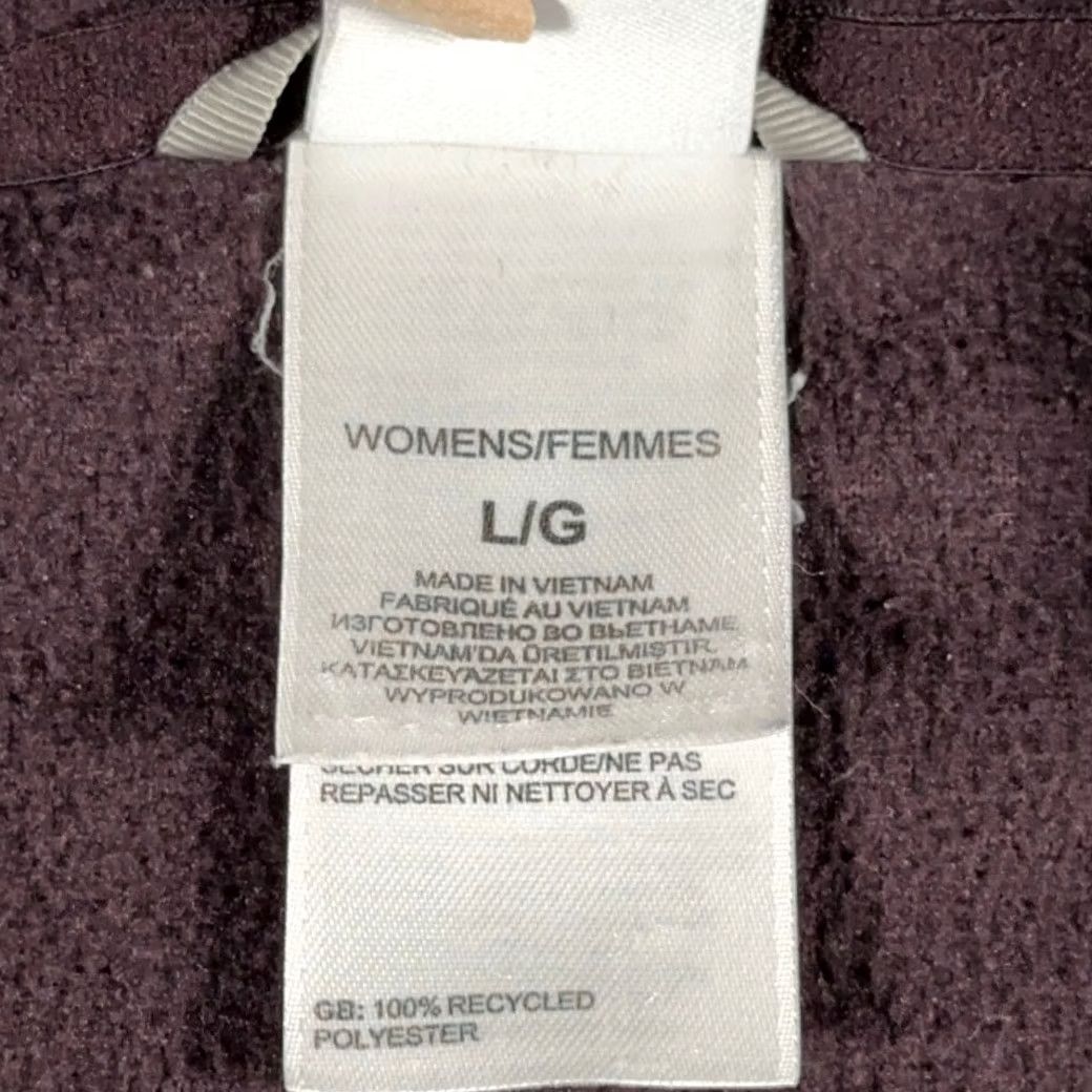 The North Face The North Face Sweater Womens Large Red Fleece Pullover 1/4 Zip Outdoor Raglan Sleeve Mock Neck Pullover Size L / US 10 / IT 46 - 5 Thumbnail