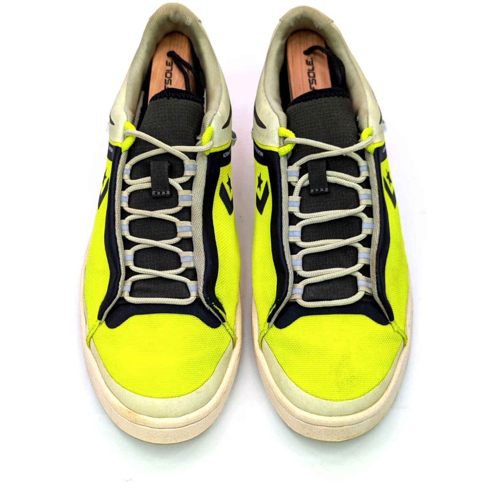 Converse Converse Pro Leather OX Low Top Shoe Mens 8 Yellow Canvas Reflective 169523C Athletic Sneaker Size US M / EU 48-50 / 2 - 4 Thumbnail