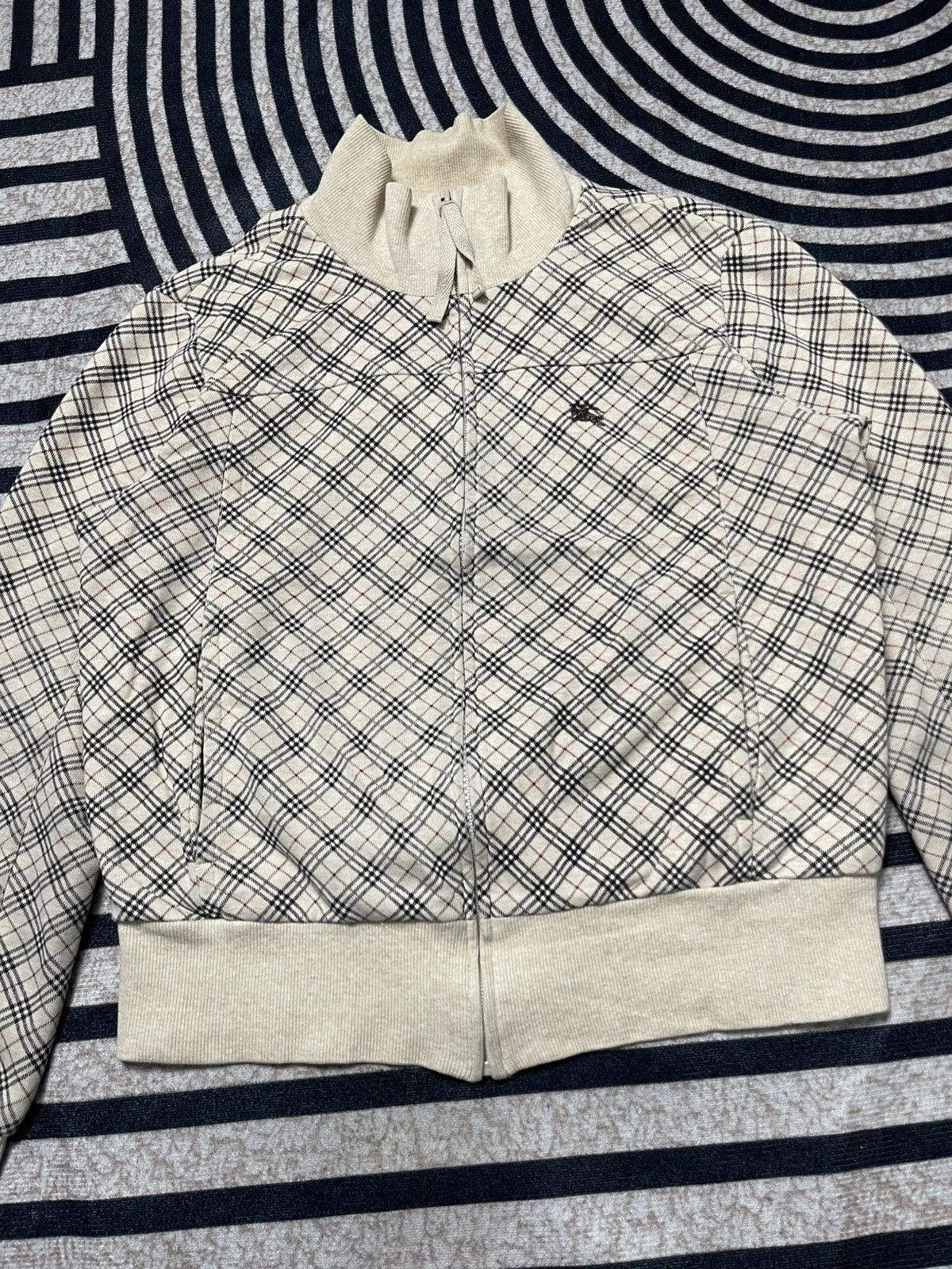 Burberry 🐐90s BURBERRY LONDON BLUE LABEL NOVACHECK SWEATER Size XS / US 0-2 / IT 36-38 - 5 Thumbnail