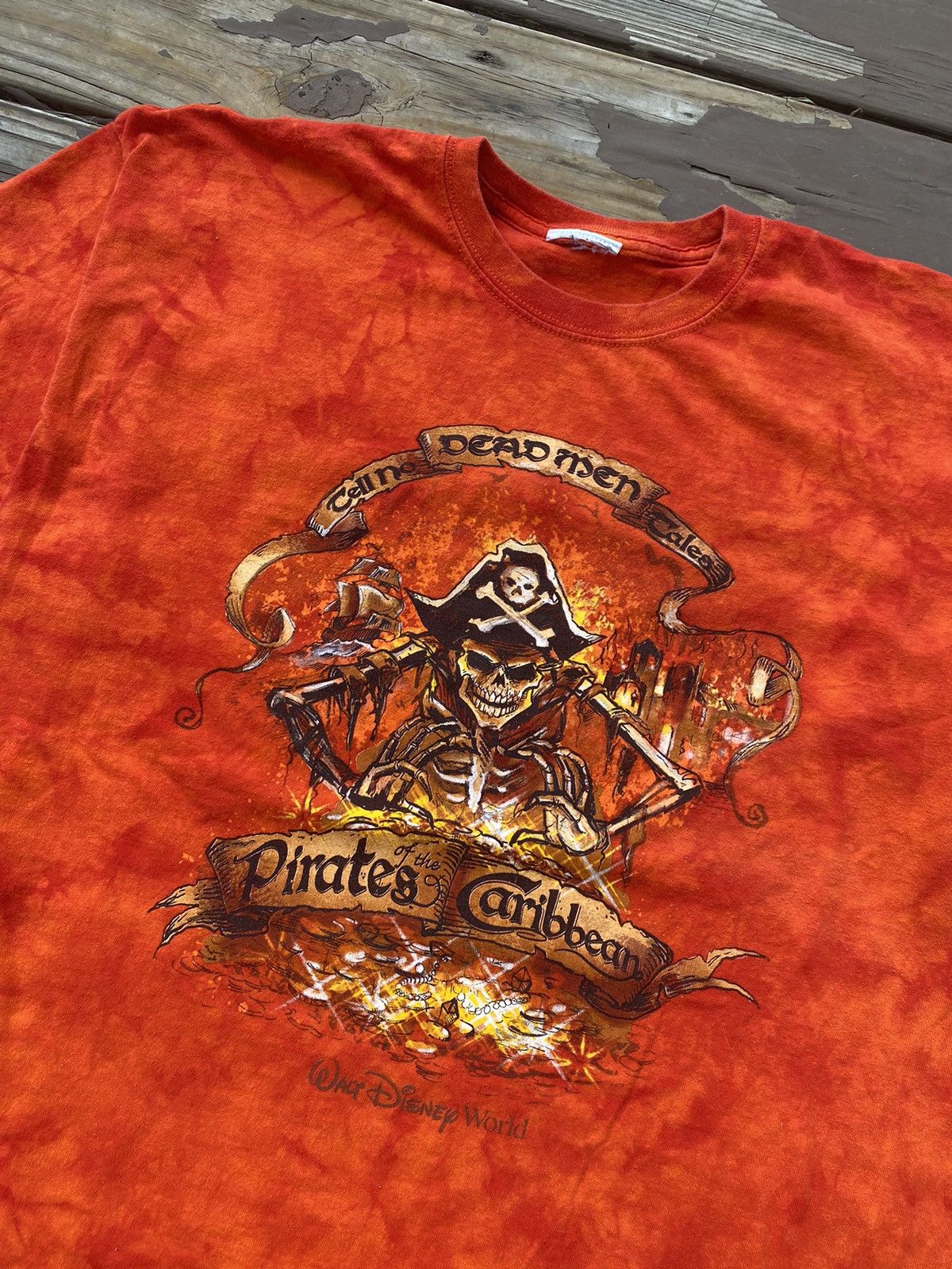 Vintage Vintage Pirates of The Caribbean Tee Size US XL / EU 56 / 4 - 2 Thumbnail