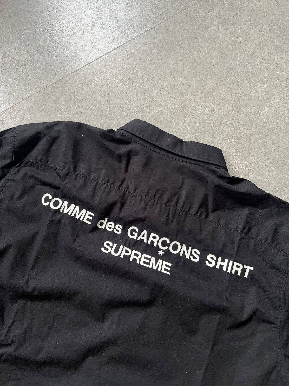 Comme des Garcons SHIRT × Supreme AW18 Supreme Comme Des Garcons SHIRT Patchwork Button Up Size US L / EU 52-54 / 3 - 3 Thumbnail