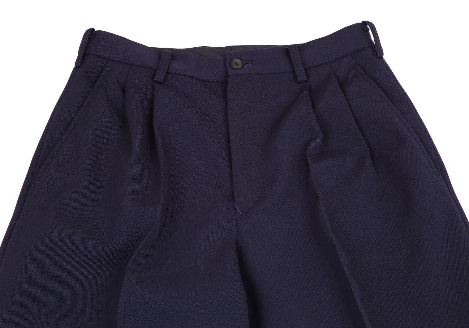 Yohji Yamamoto Yohji Yamamoto Wool Gabardine Two-Tuck Pants Size US 30 / EU 46 - 2 Thumbnail