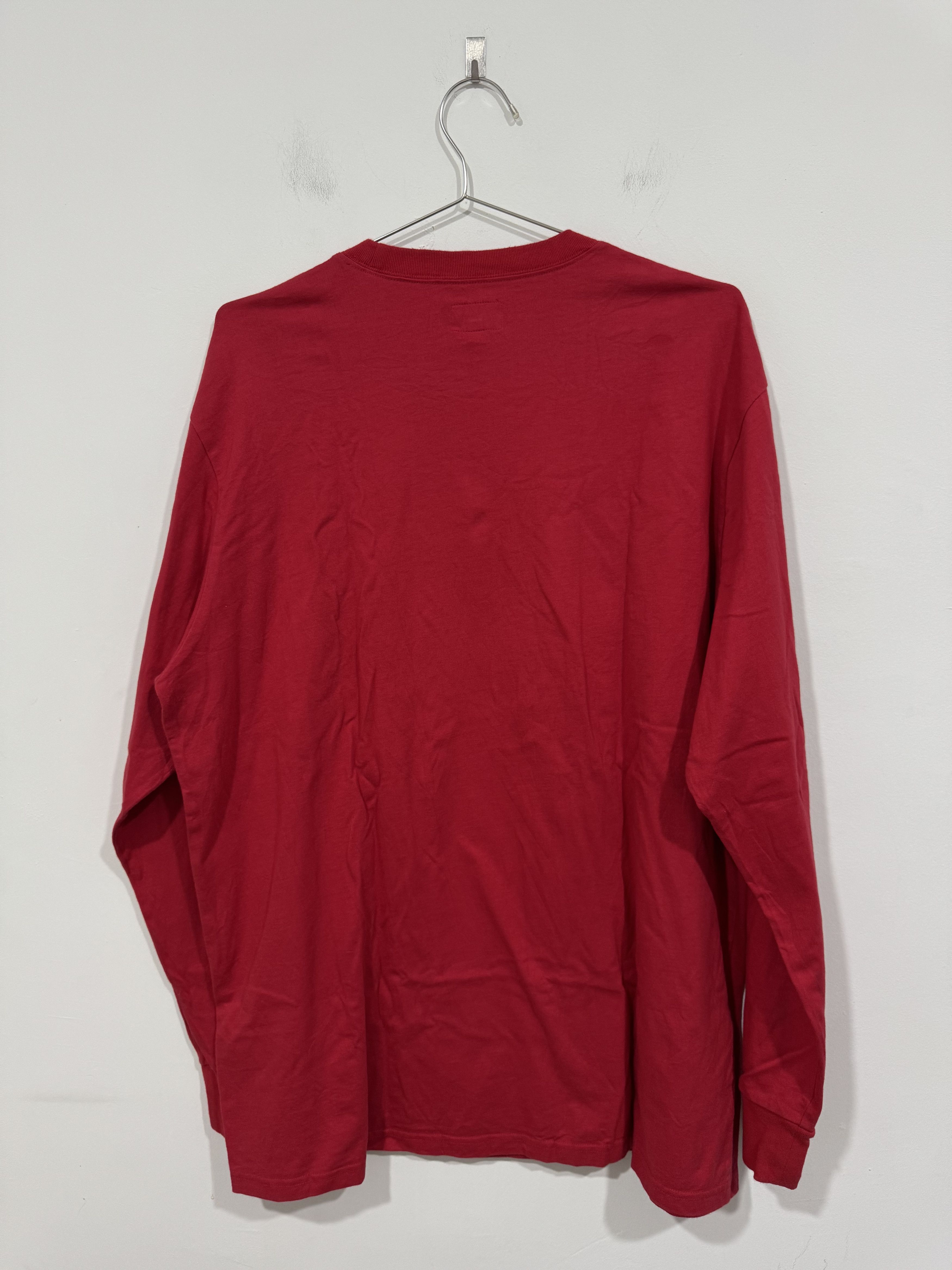 Supreme F/W 2018 Supreme Vertical Logo Stripe Long Sleeve Tee Size US XL / EU 56 / 4 - 5 Thumbnail