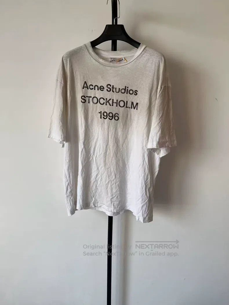 Acne Studios 1996 series logo loose retro spray-painted di