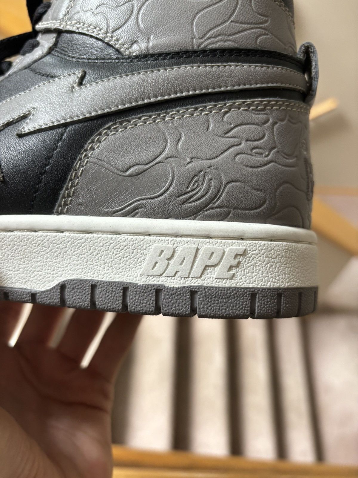 Bape Bape Sta Court Shadow High Sneakers Size US 12 / EU 45 - 12 Thumbnail