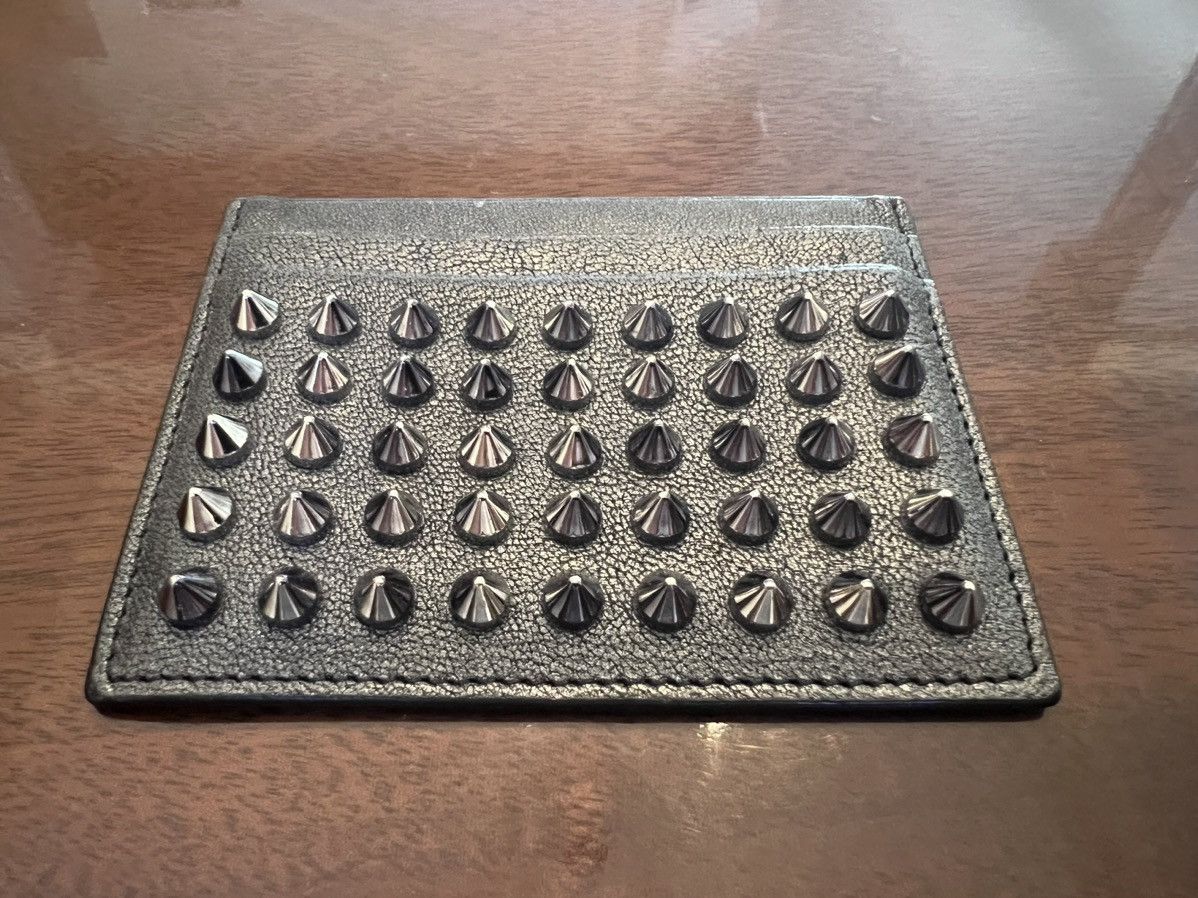Christian Louboutin Christian Louboutin classic gunmetal card case. Size ONE SIZE - 7 Thumbnail