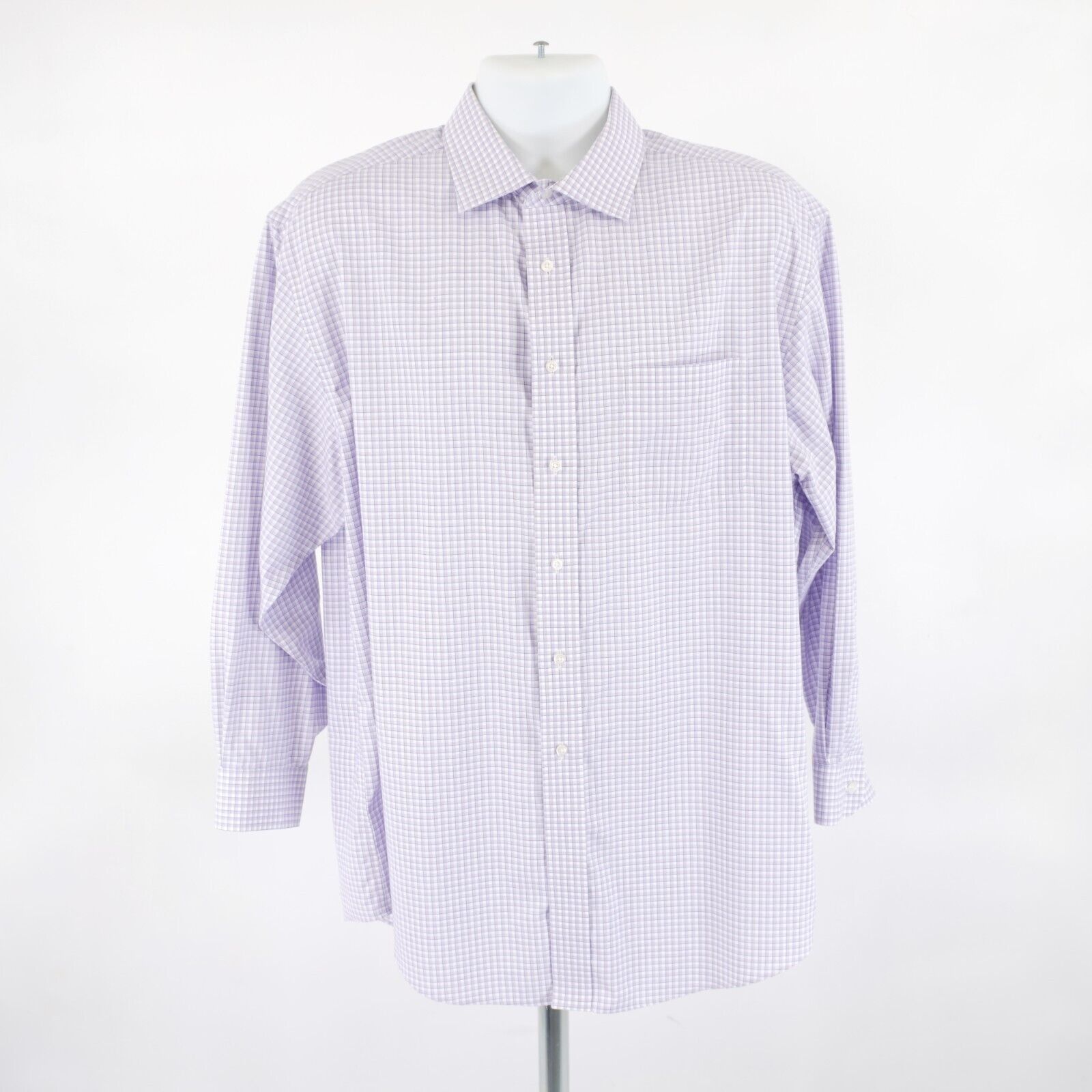 Jos. A. Bank Jos A Bank Traveler Traditional Fit 17-32 Purple Blue White Size US XXL / EU 58 / 5 - 5 Thumbnail