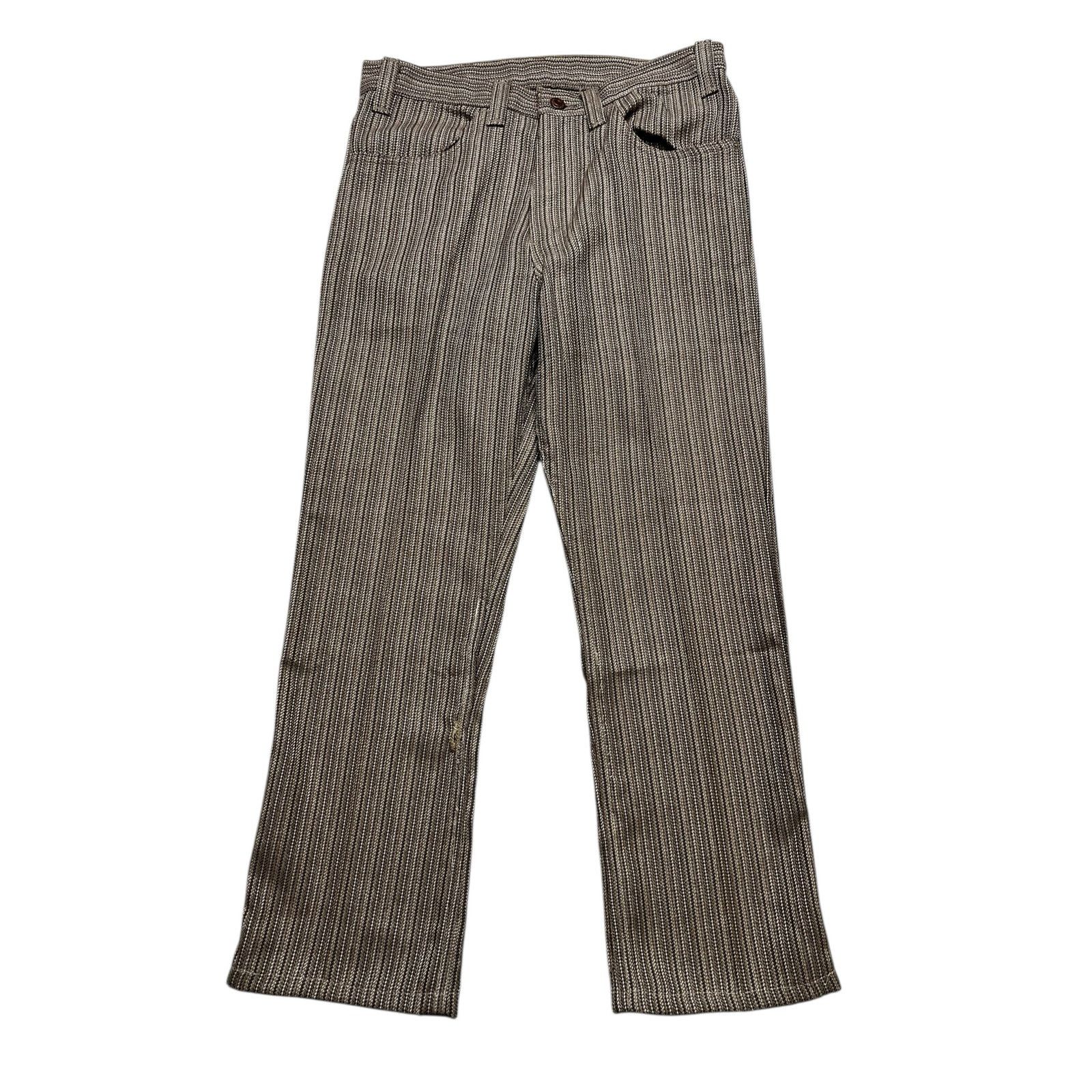 Levi's Vintage Levi's Big E STA-PREST Bootcut Brown Pants - 30x26 Size US 30 / EU 46 - 1 Thumbnail