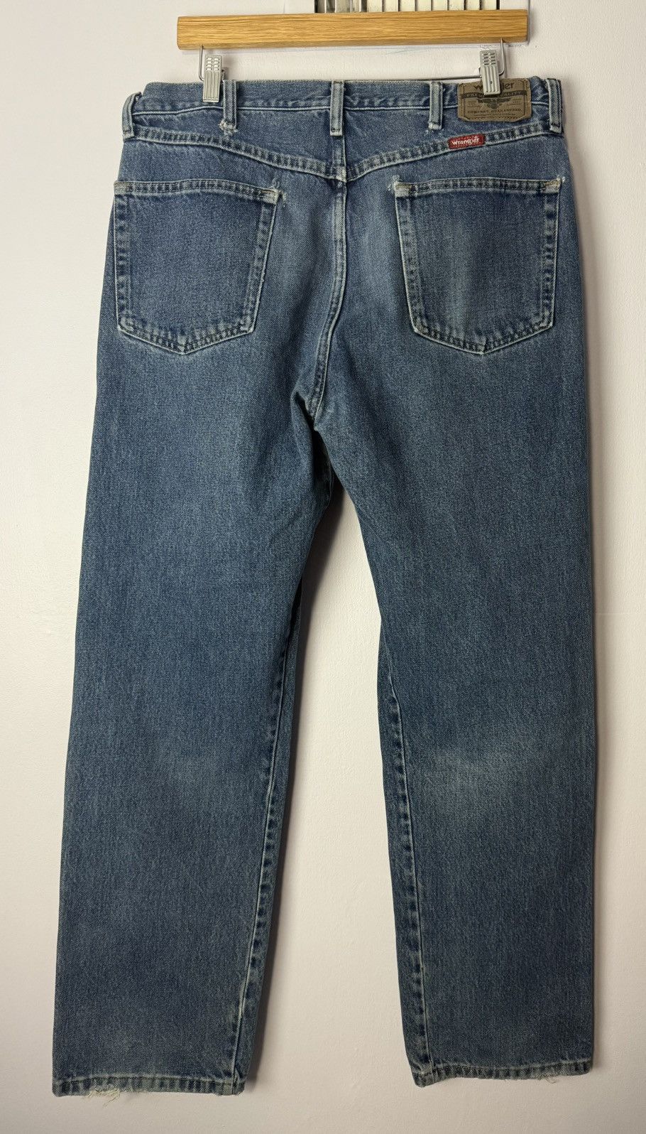 Wrangler Wrangler Jeans Vintage Blue 1990s 34x31 Denim Size US 34 / EU 50 - 3 Thumbnail
