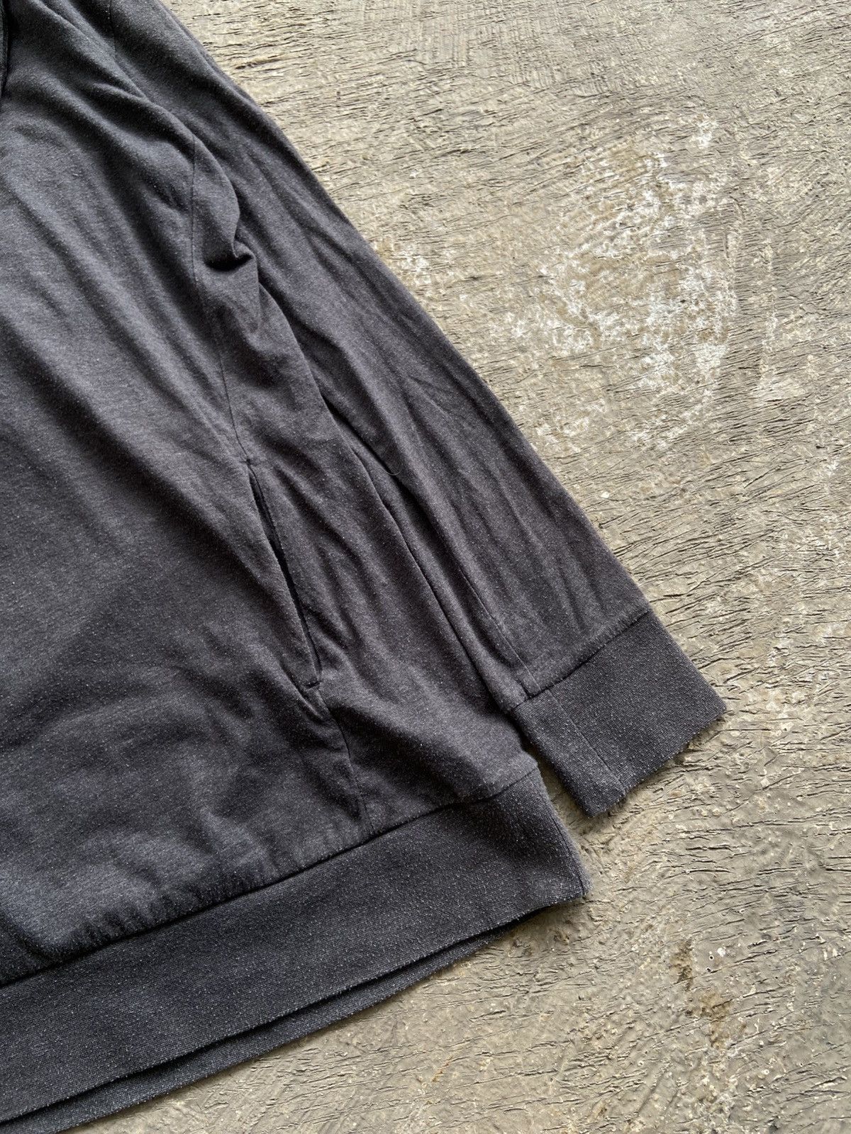 Japanese Brand 2000s DOHC - Rick Owens Style Asymmetrical Button Hoodie Size US M / EU 48-50 / 2 - 10 Thumbnail