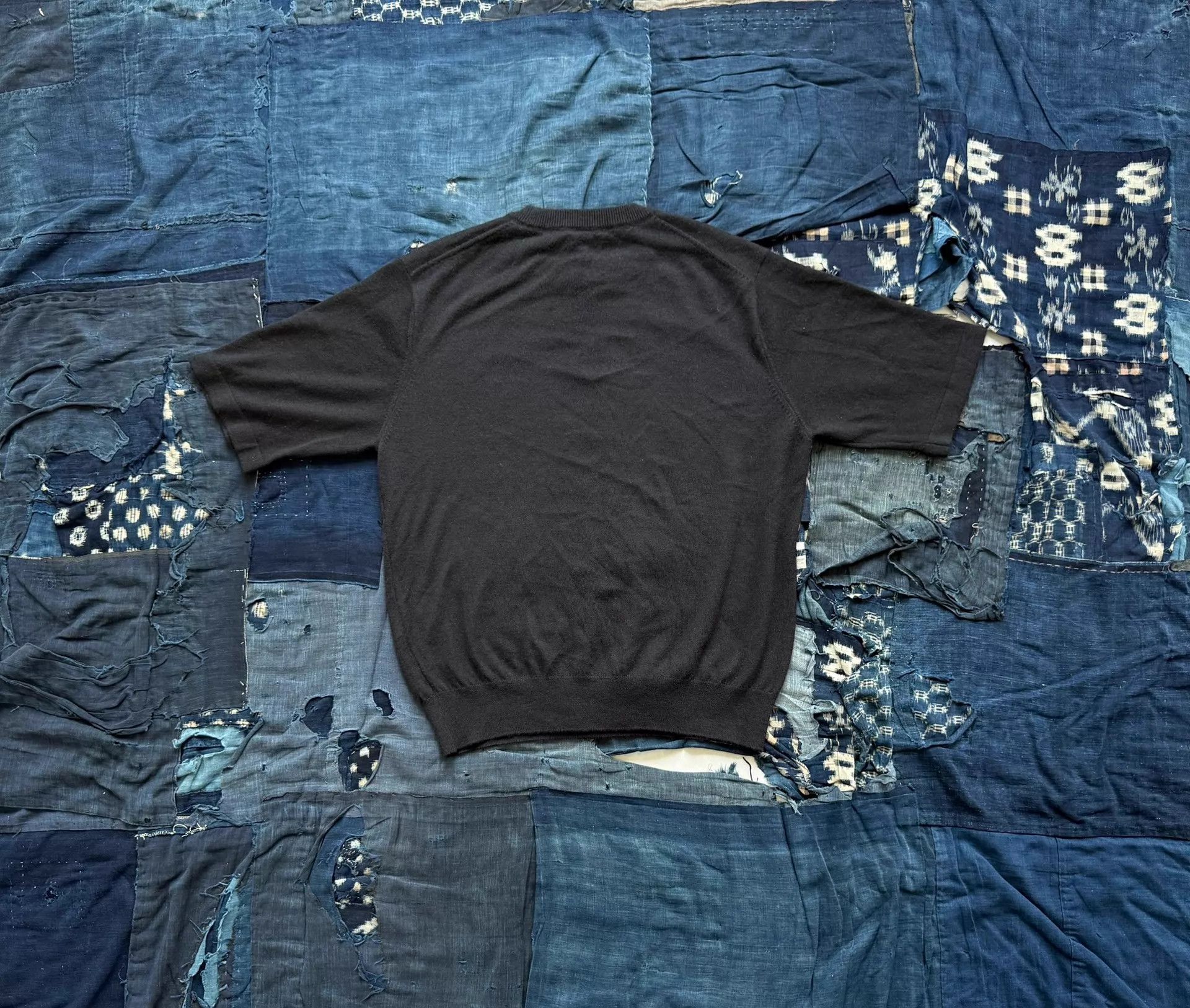 Auralee AURALEE 25SS HARD TWIST CASHMERE TEE Black Size 3 Size US L / EU 52-54 / 3 - 2 Thumbnail