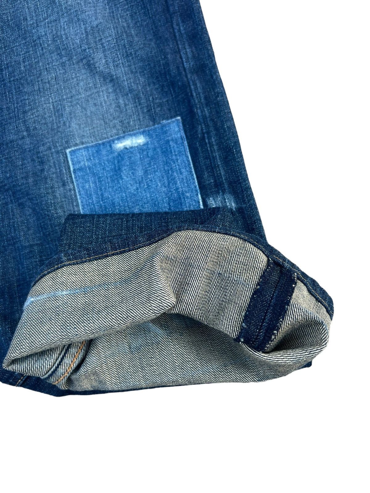 Rag & Bone Vintage Rag & Bone Distressed Patch Denim Flare Jeans Size US 30 / EU 46 - 14 Thumbnail