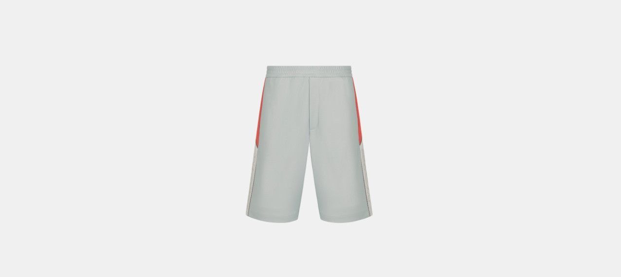 Dior Track Shorts Grey Cotton-Blend Jersey Size US 34 / EU 50 - 1 Thumbnail