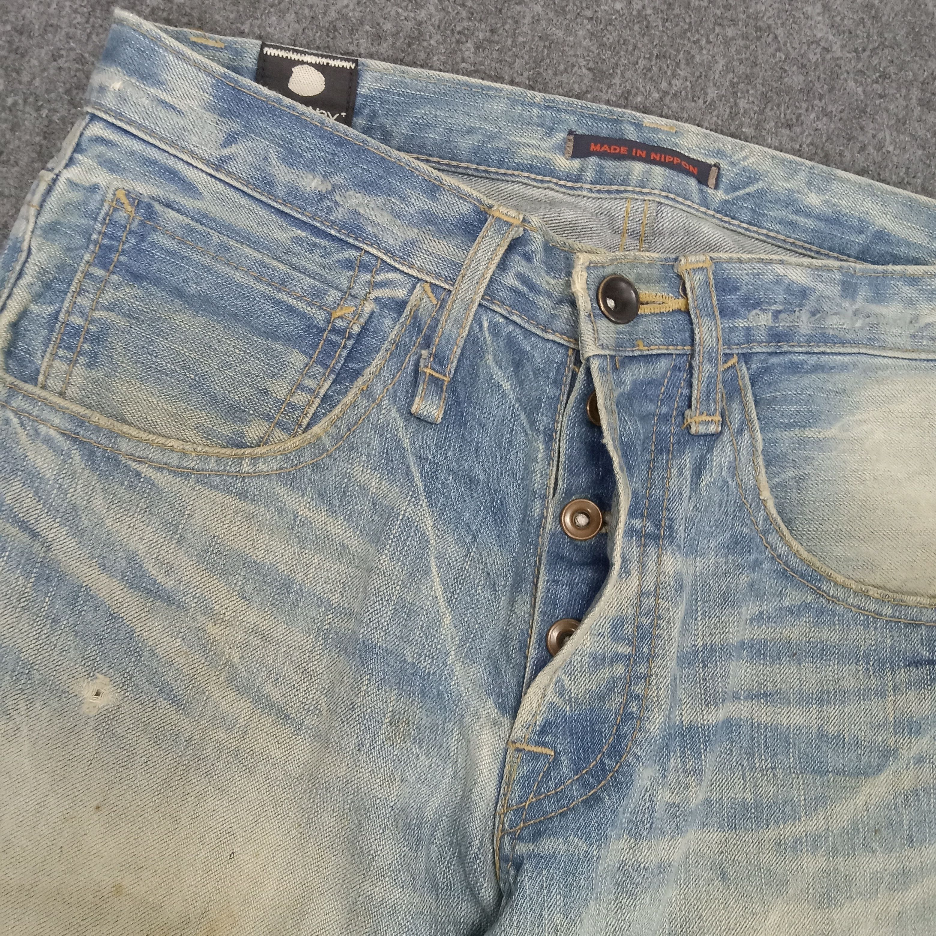 Japanese Brand Blue Way Japanese Brand Slim Fit Denim Jeans Size US 29 - 3 Thumbnail