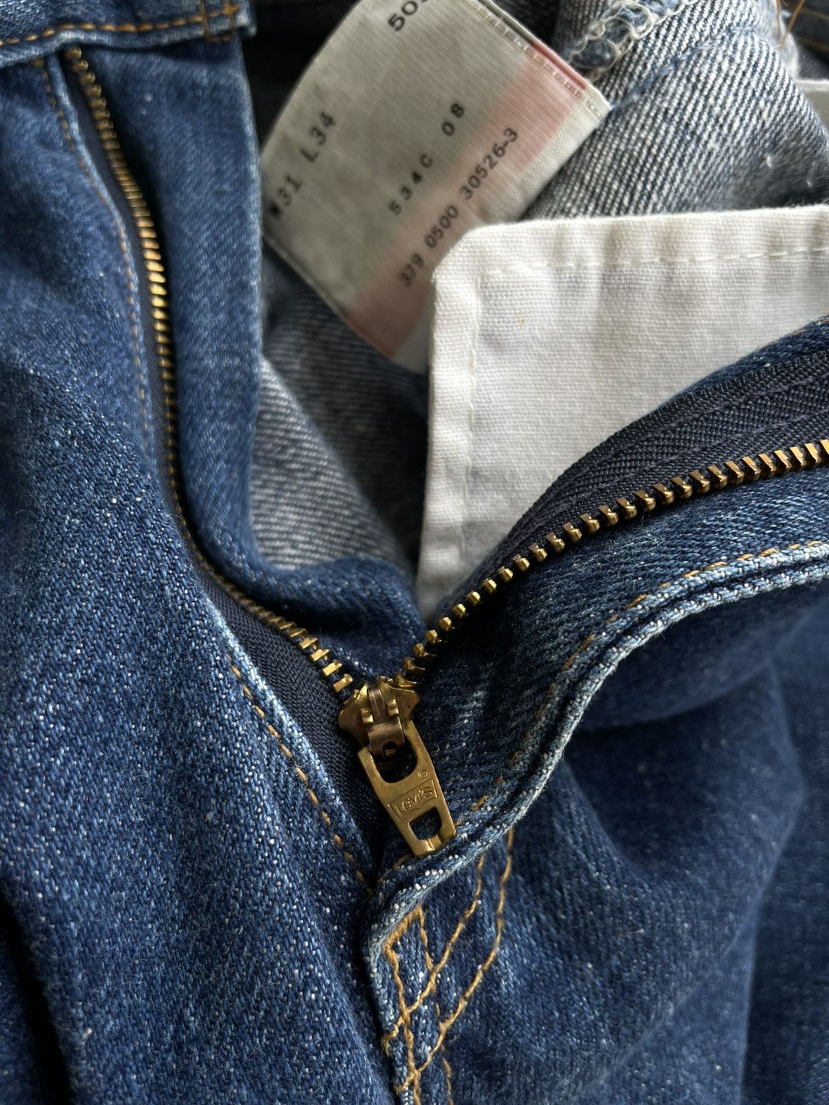 Levi's × Vintage Levis 505 03 90s Made in USA #379 Size US 32 / EU 48 - 10 Thumbnail