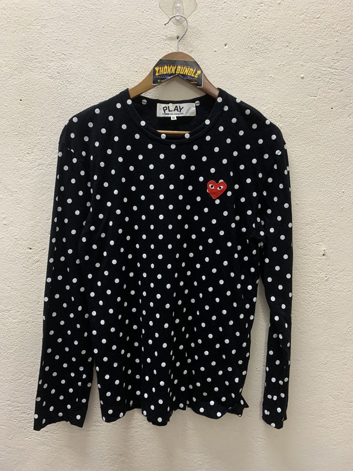 CDG by Comme des Garcons Comme des Garcons Play Polka-dot Heart Logo Unisex Size US M / EU 48-50 / 2 - 3 Thumbnail