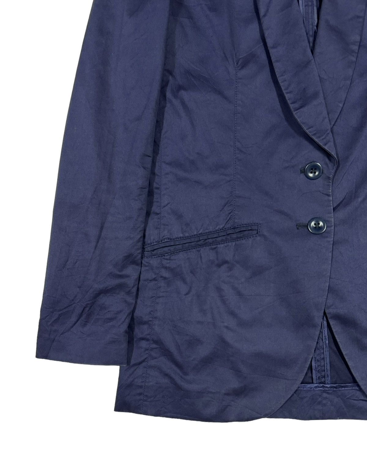 Alexander McQueen Alexander Mcqueen Navy Blue Blazer Jacket Size 36 Size 36S - 10 Thumbnail