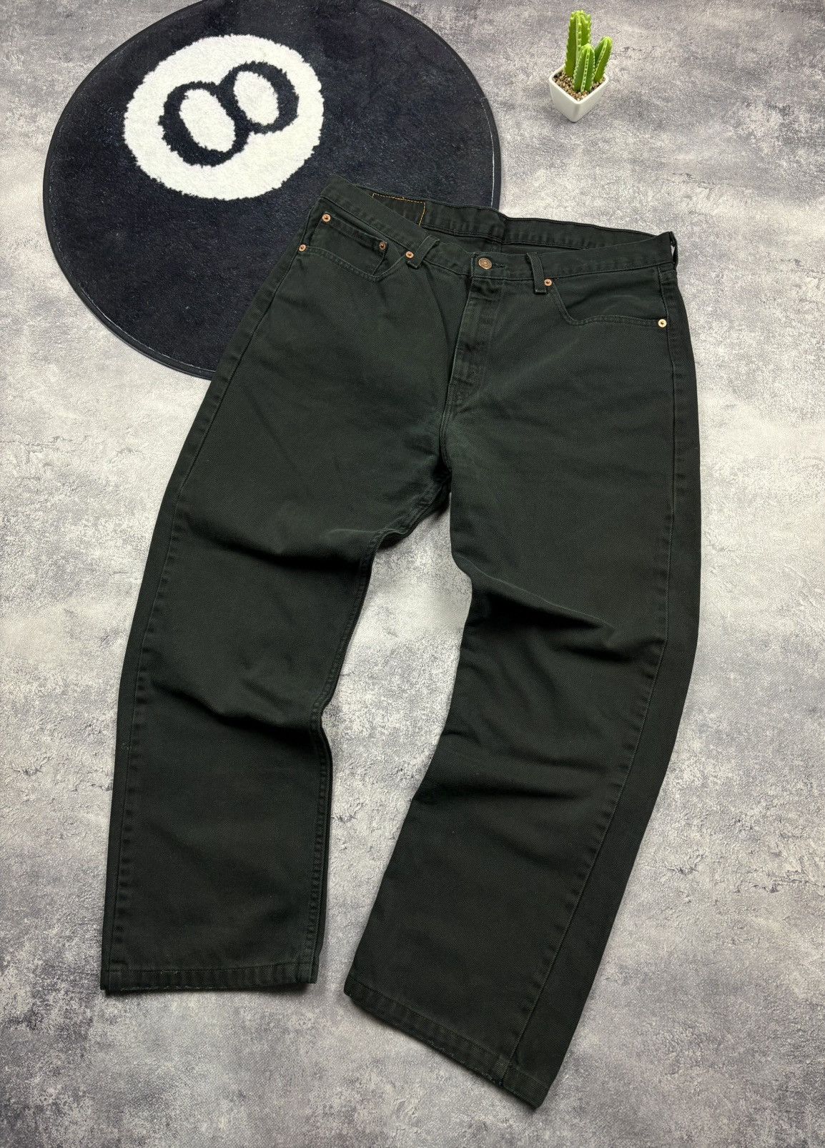 Levi's LEVIS Vintage Black Denim Baggy Jeans Pants Streetwear Hype Size US 38 / EU 54 - 8 Thumbnail